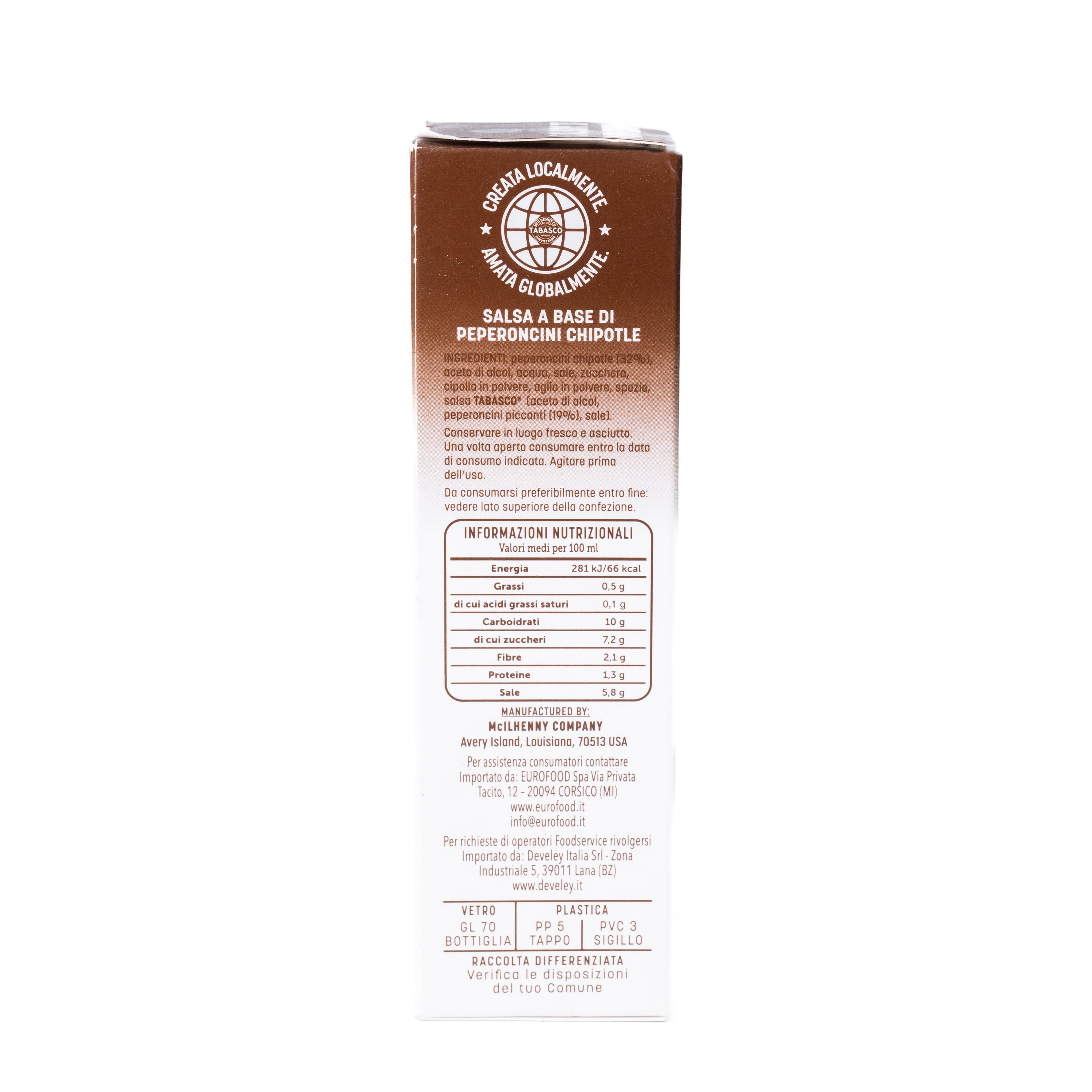 Sos Tabasco Chipotle McIlhenny, 60 ml