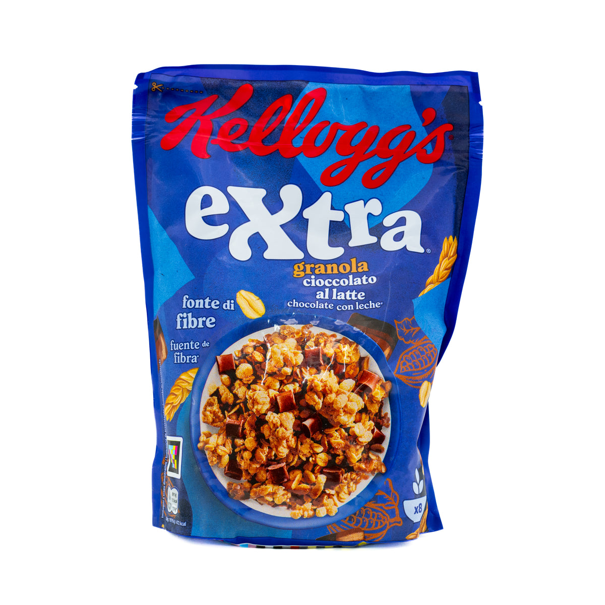Granola Kellogg’s Extra cu ciocolată cu lapte