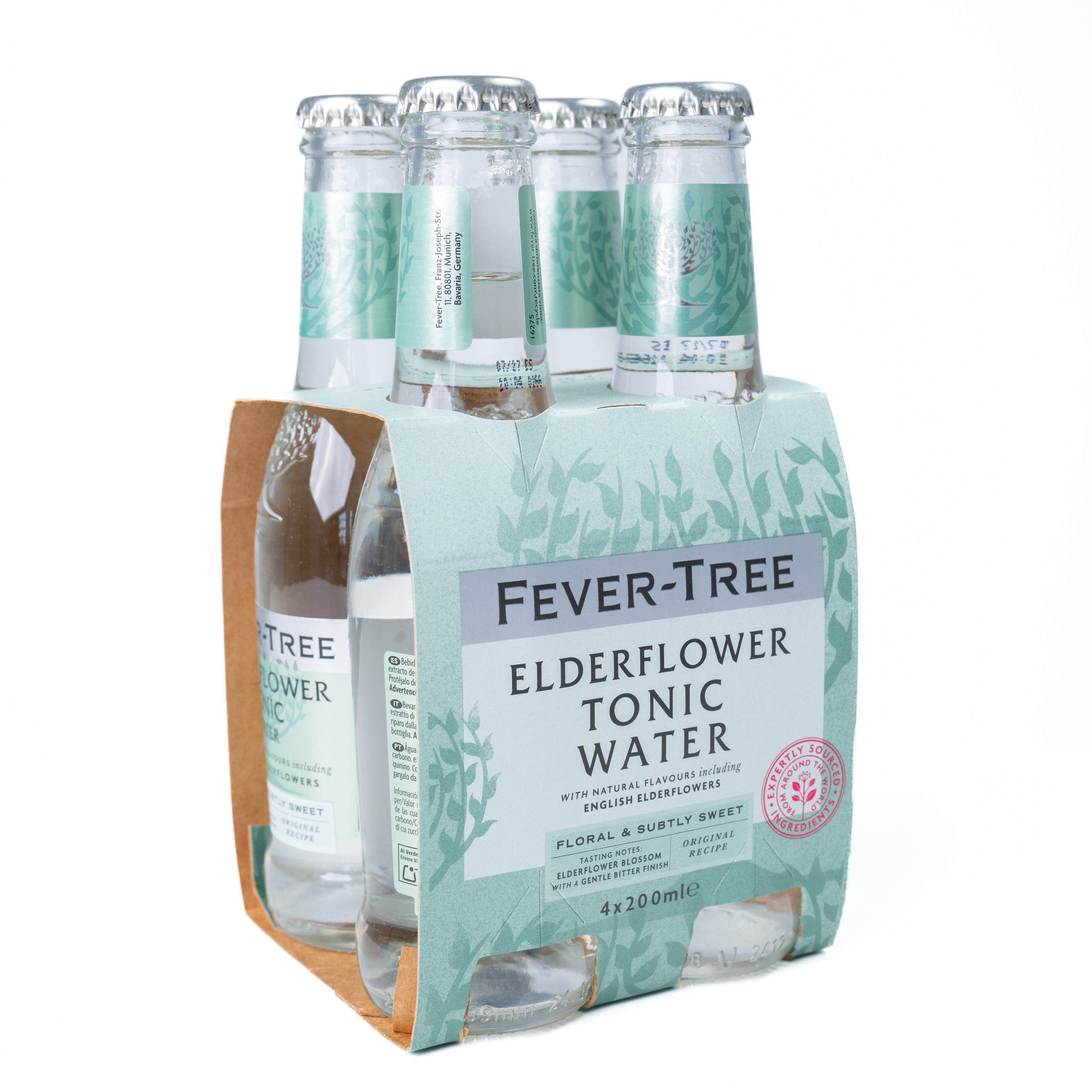 Elderflower Tonic Water Fever-Tree, 4 x 200 ml