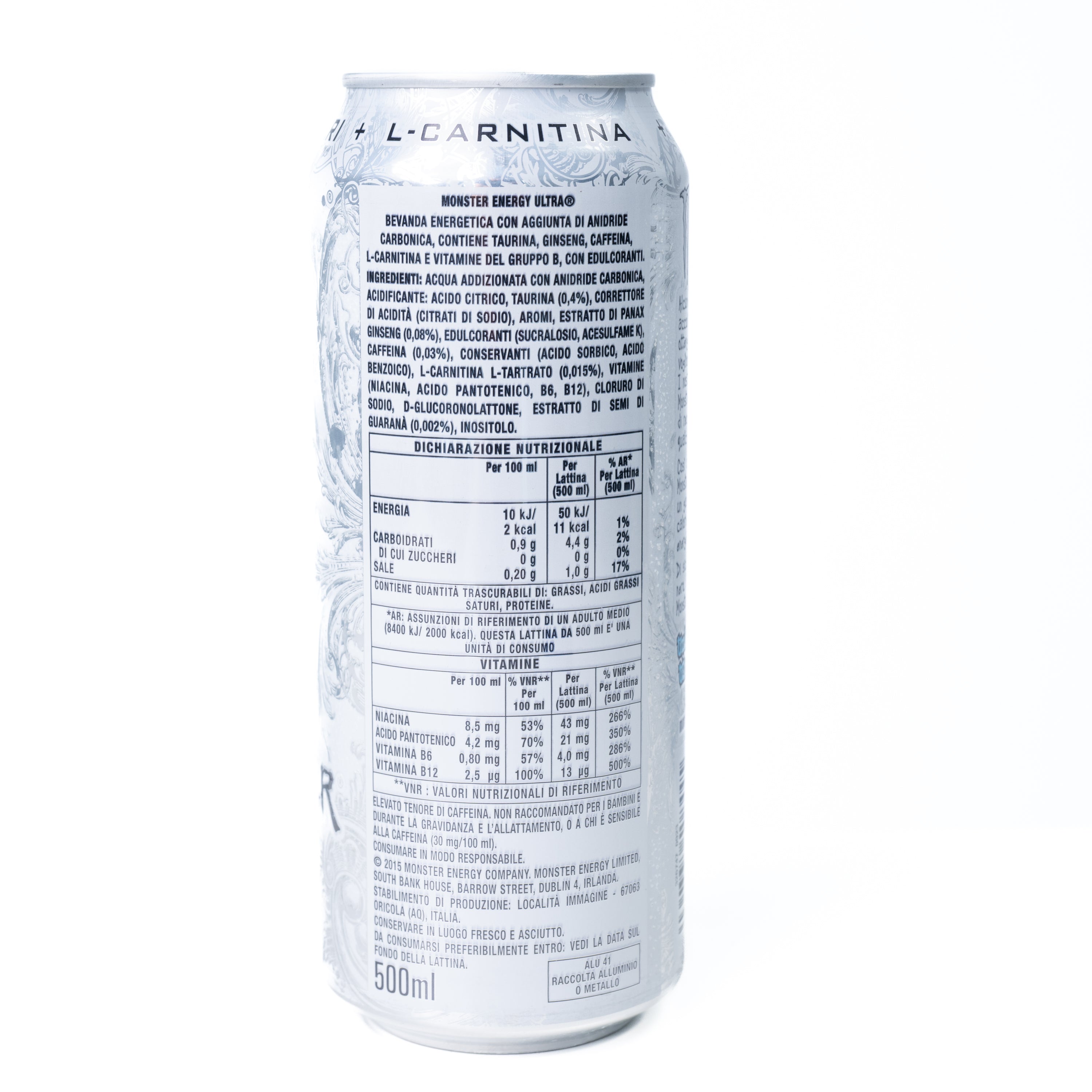 Energy Ultra White Zero Monster Energy, 500 ml
