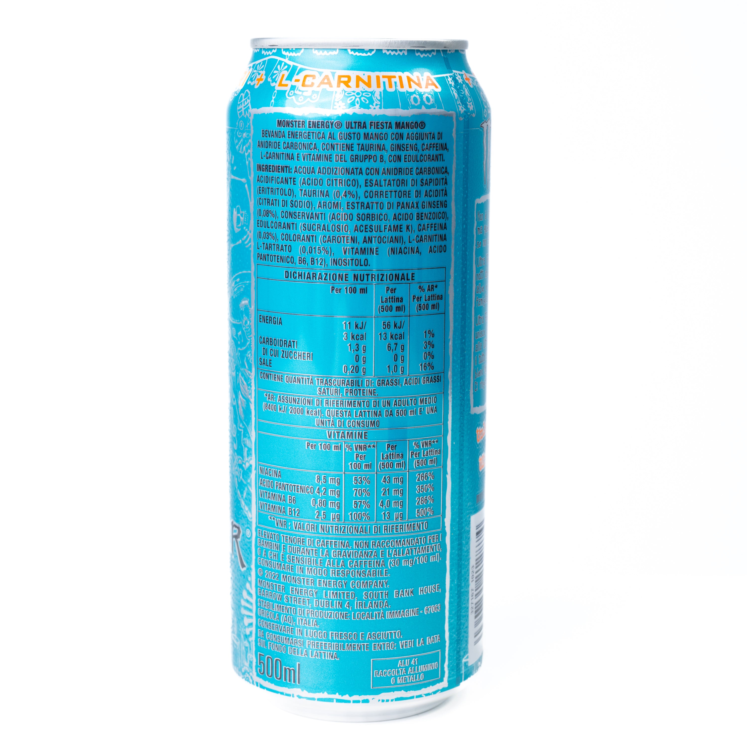 Energy Ultra Fiesta Mango Zero Monster Energy, 500 ml