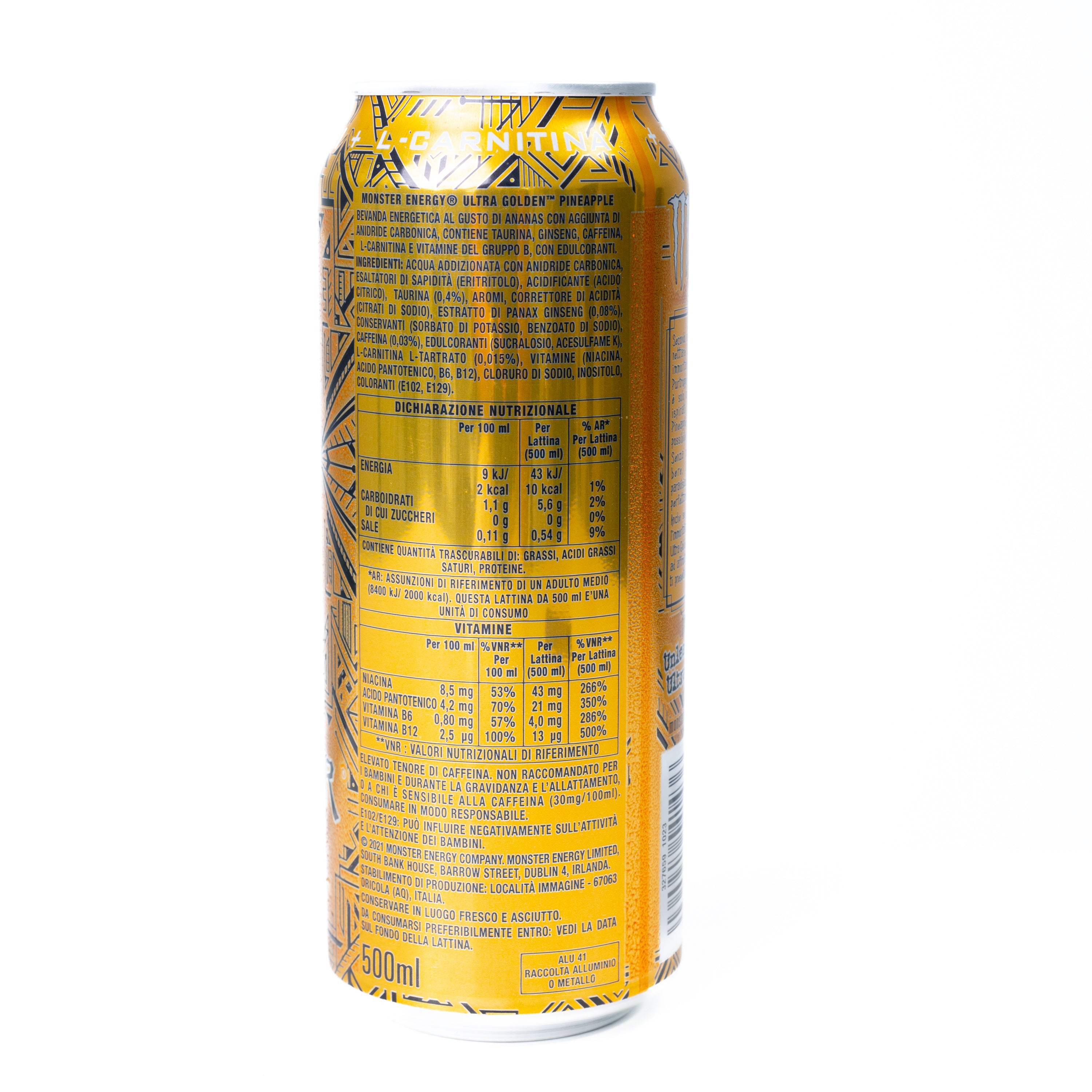 Energy Ultra Golden Pineapple Monster Energy, 500 ml