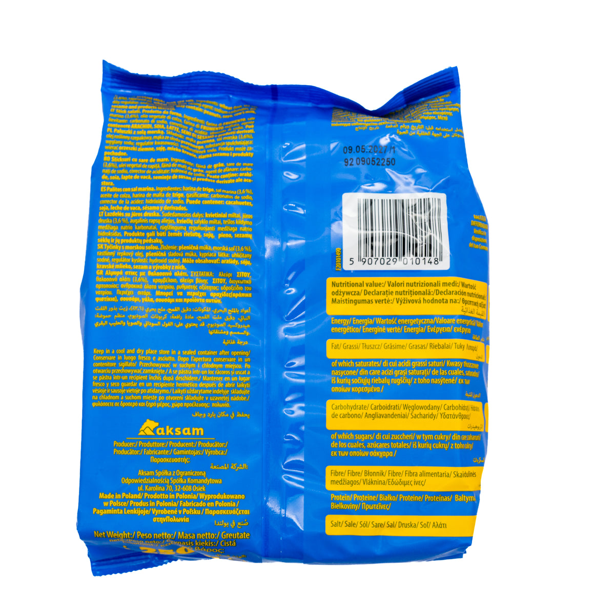 Sticksuri cu sare Soleo, 250 g