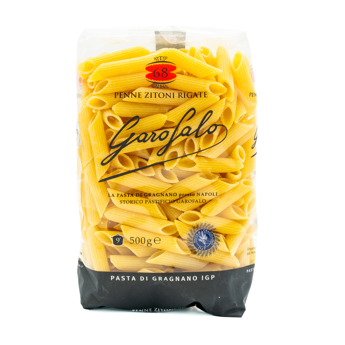 Paste Penne Zitoni Rigate nr. 68 Garofalo, 500 g