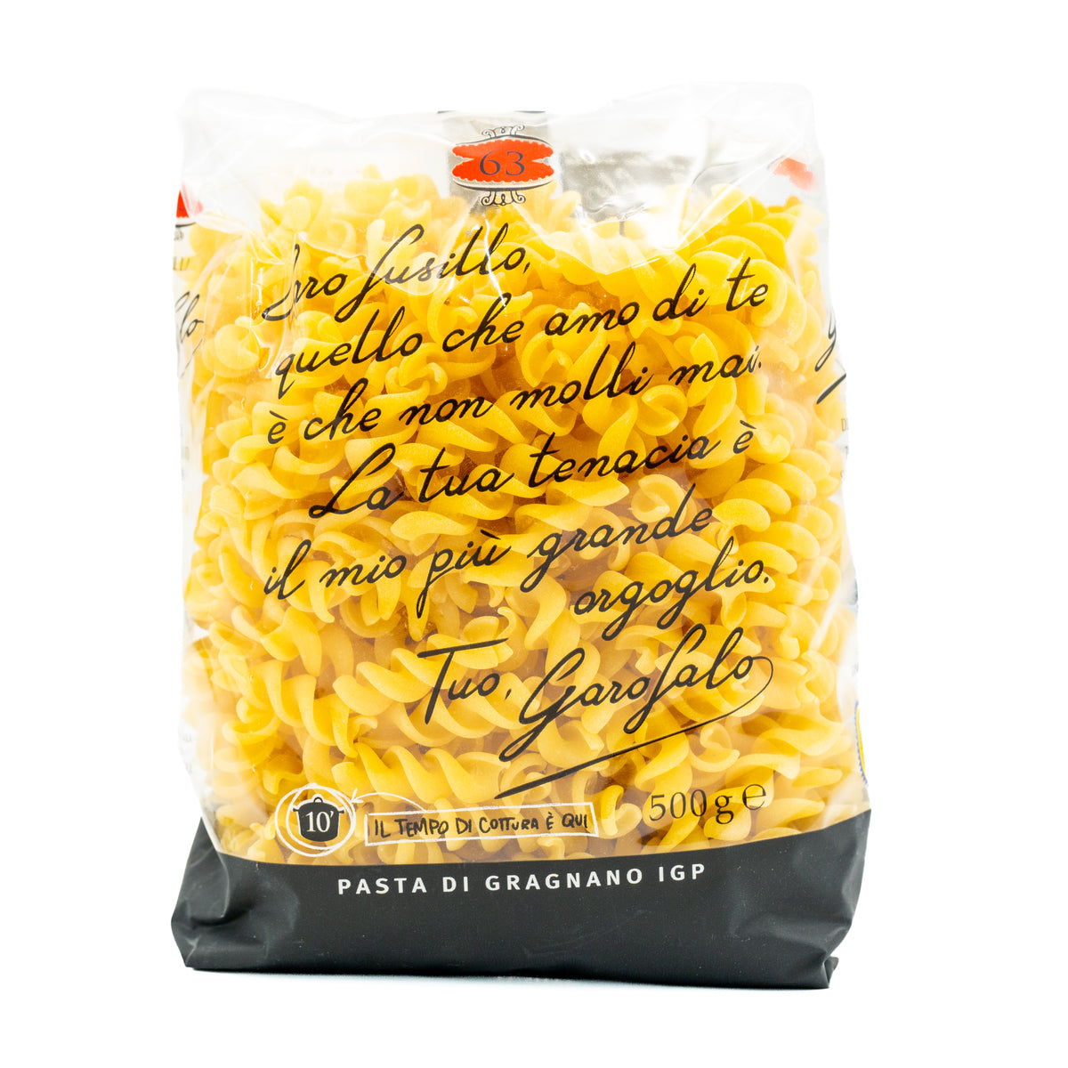 Paste Fusilli nr. 63 Garofalo, 500 g