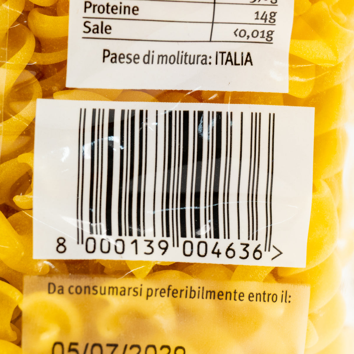Paste Fusilli nr. 63 Garofalo, 500 g