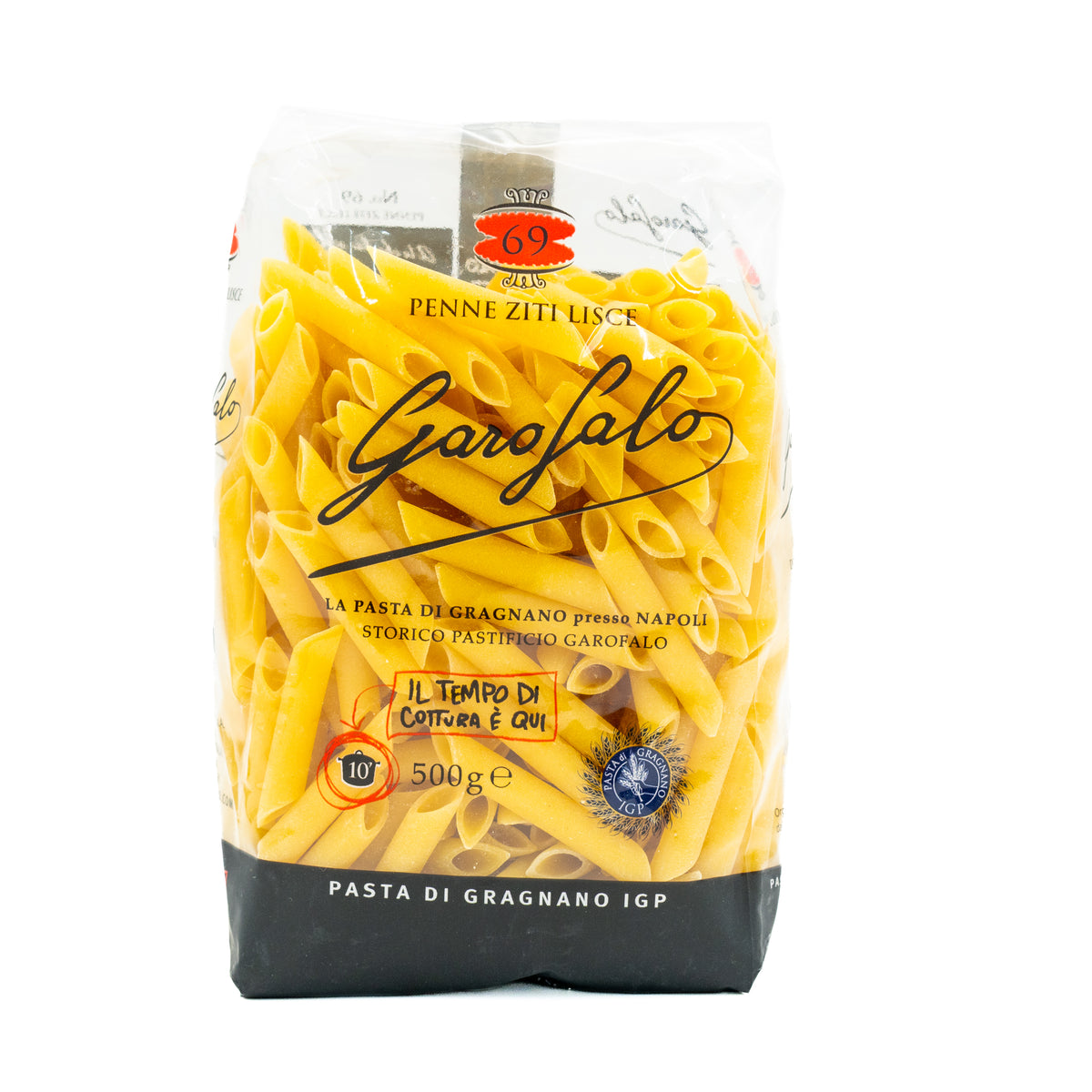 Paste Penne Ziti Lisce nr. 69 Garofalo, 500 g