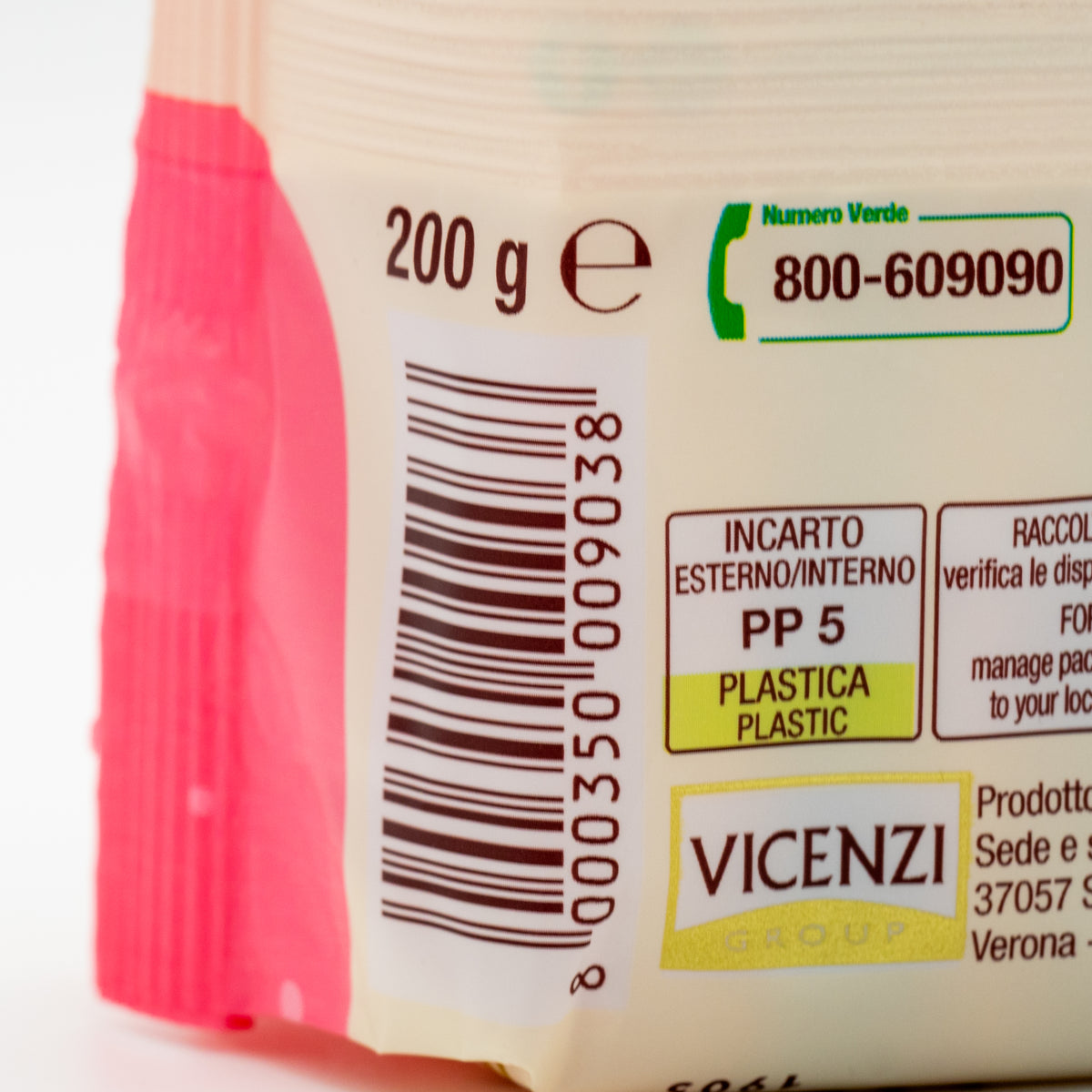 Pișcoturi Vicenzovo Pink cu căpșuni Matilde Vicenzi, 200 g