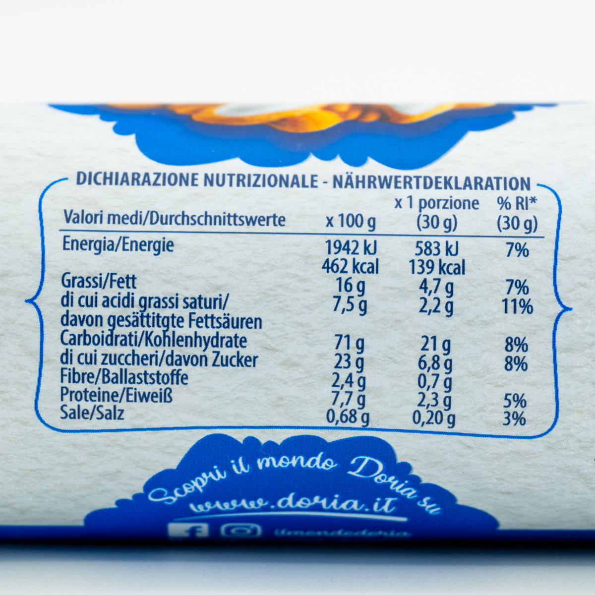 Biscuiți Bucaneve Doria, 200 g