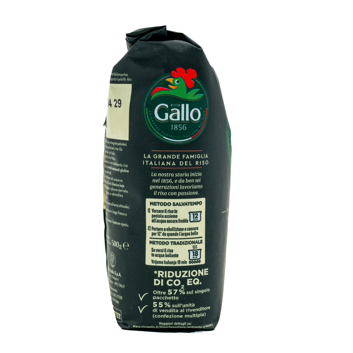 Orez negru integral Riso Gallo, 500 g