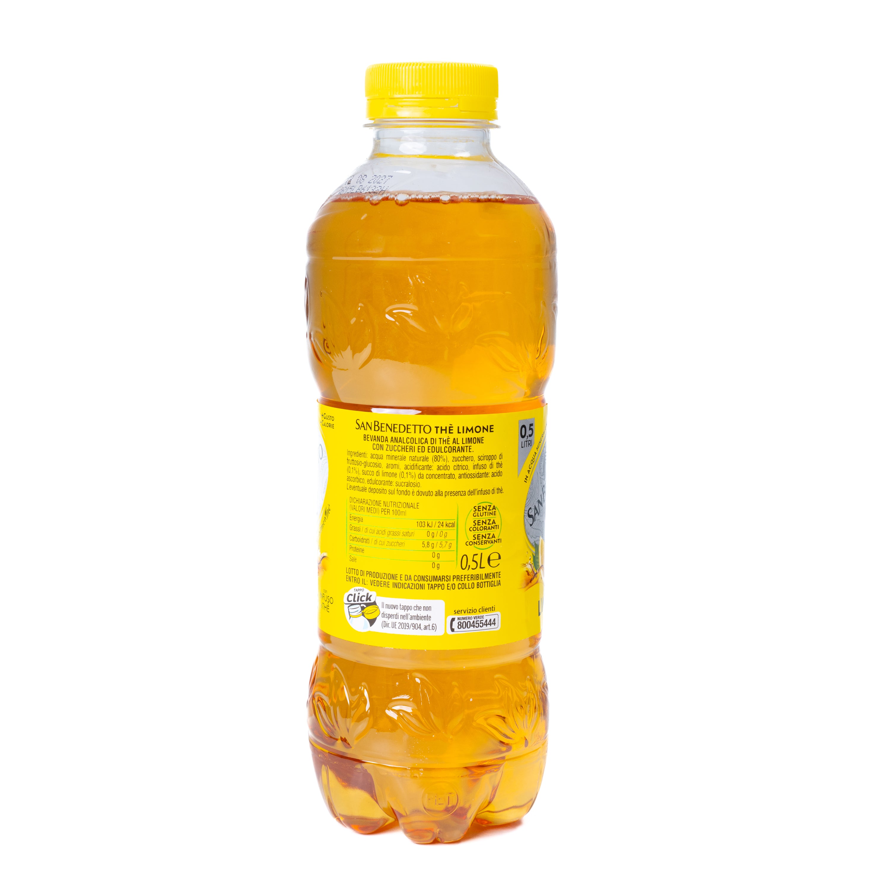 Ceai rece cu lămâie San Benedetto, 0,5 L