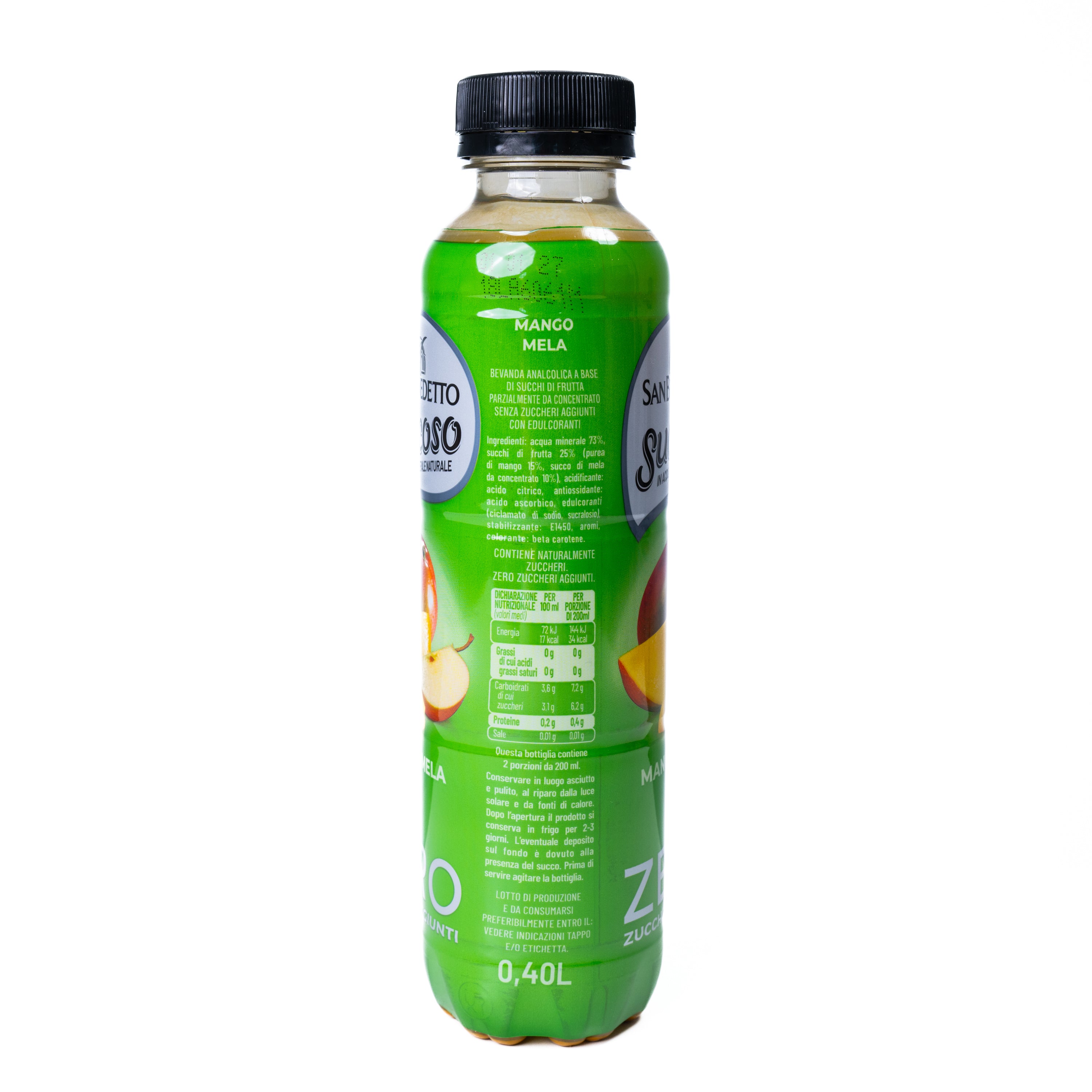 Băutură cu mango și măr Succoso San Benedetto, 0,40 L