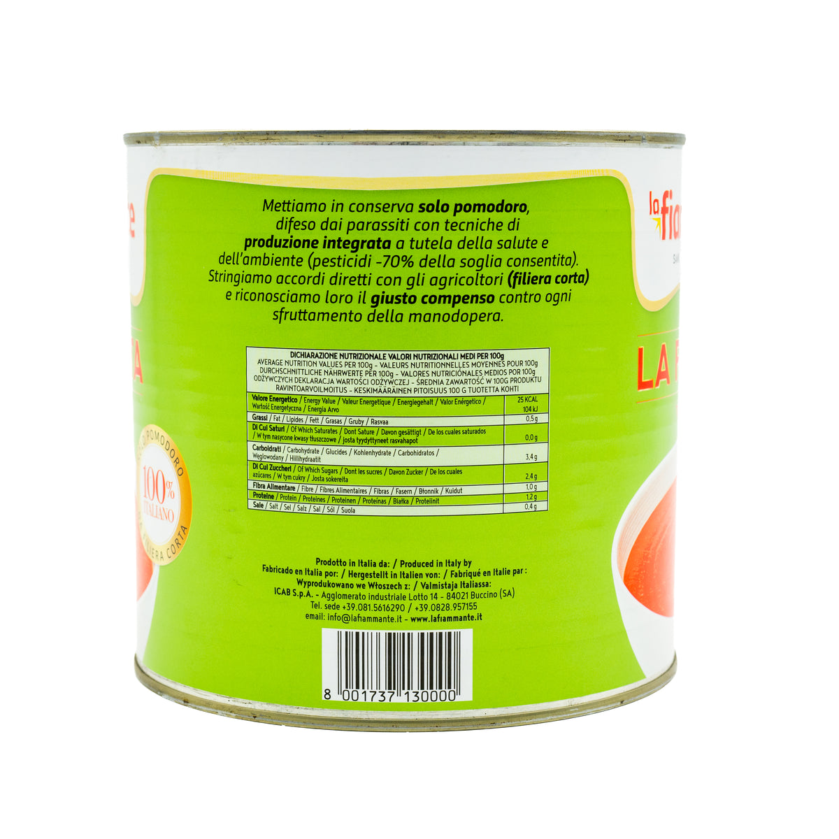 Roșii pasate La Fiammante La Passata, 2,5 kg