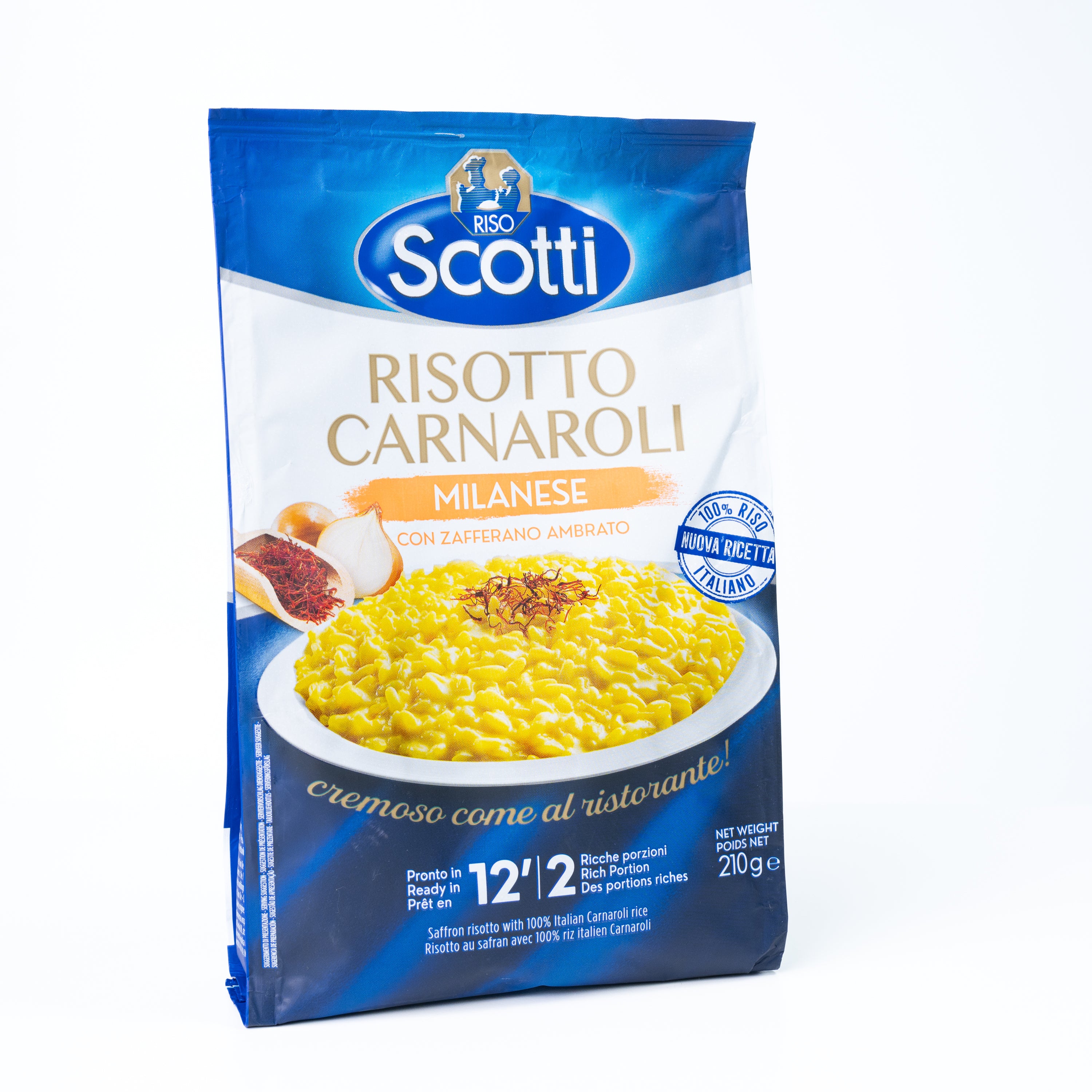 Risotto Carnaroli alla Milanese Scotti, 210 g