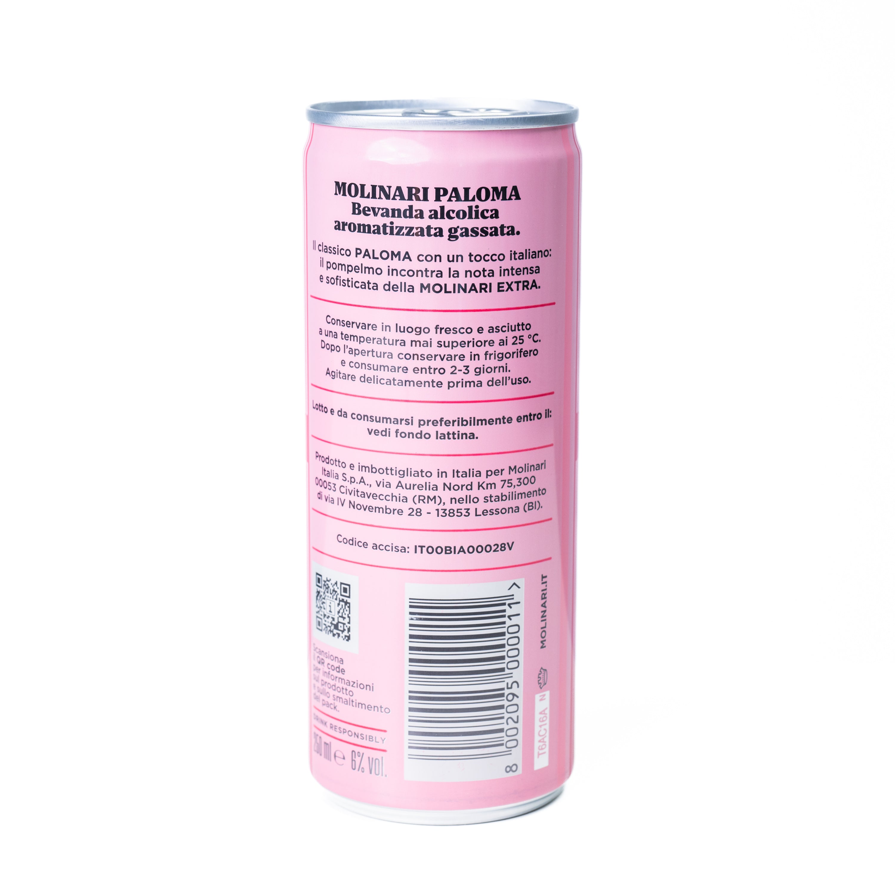 Cocktail Paloma Molinari, 250 ml