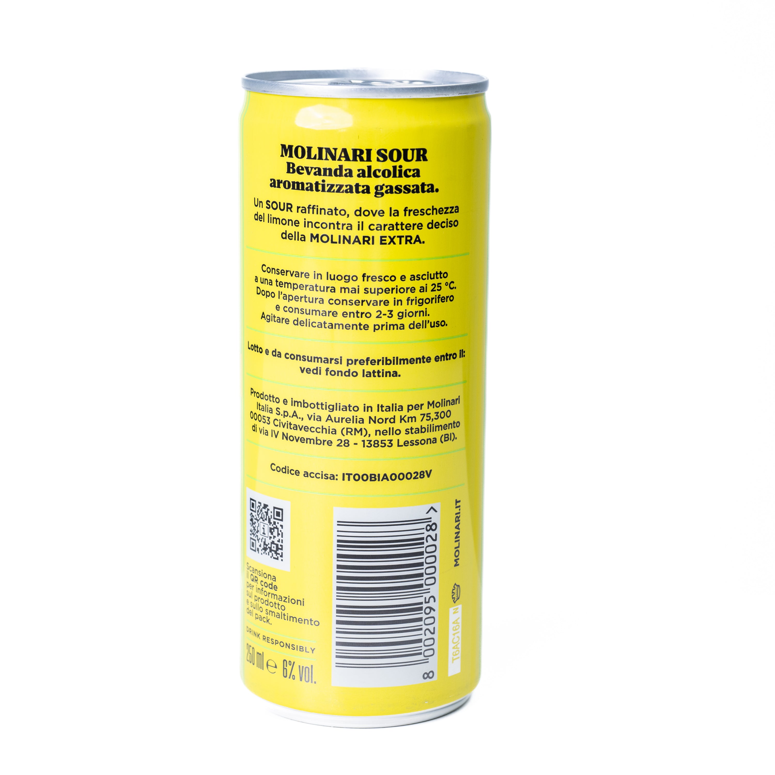 Sour Molinari rafinat, 250 ml