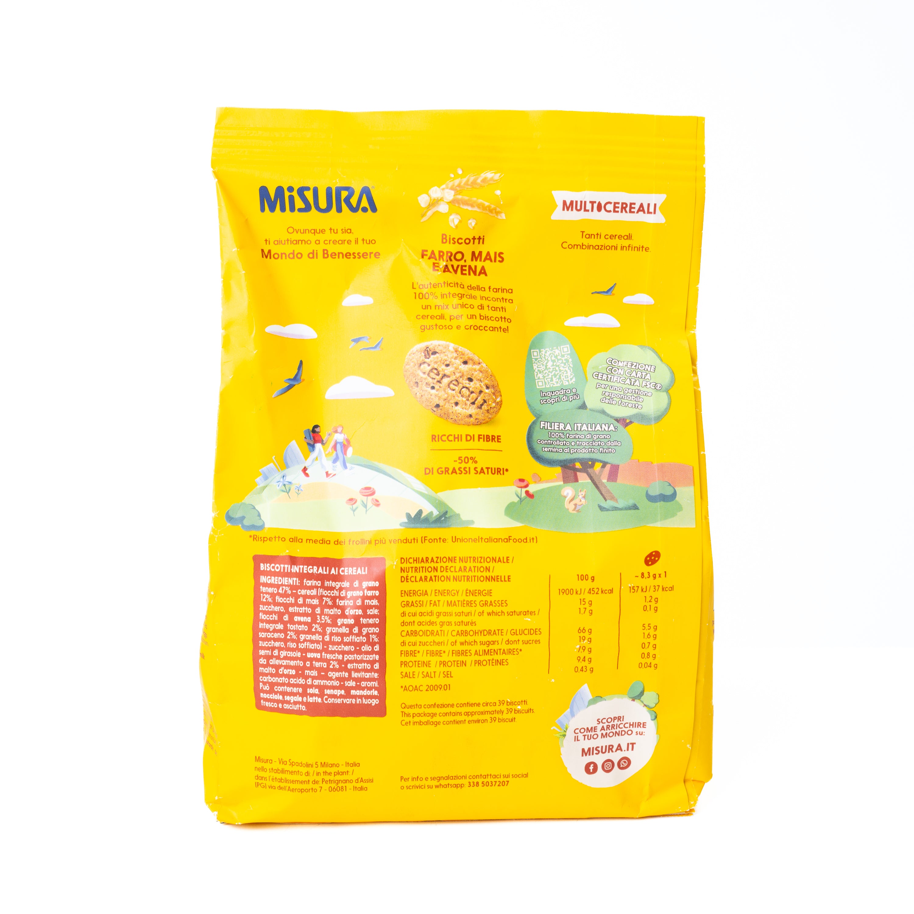 Biscuiți Multigrain Misura, 330 g