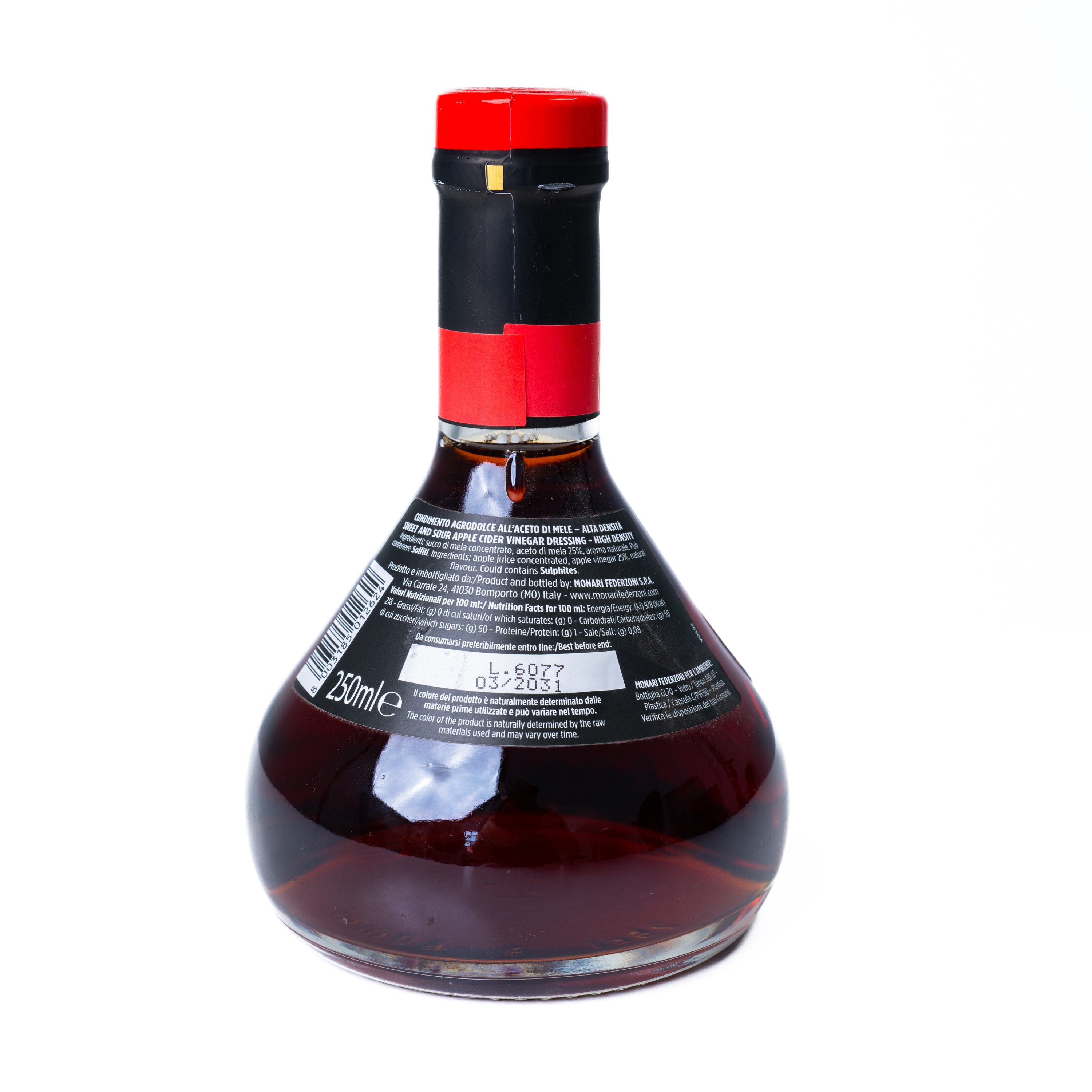 Condiment dens cu oțet de mere Monari Federzoni, 250 ml