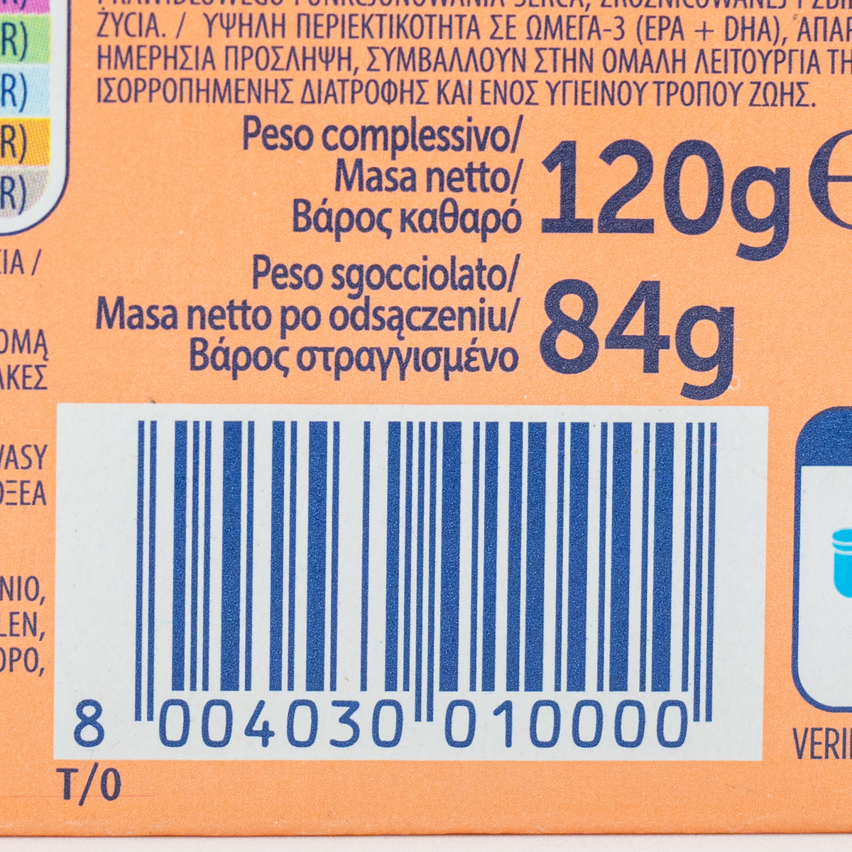 Sardine Rio Mare în ulei de măsline, 120 g