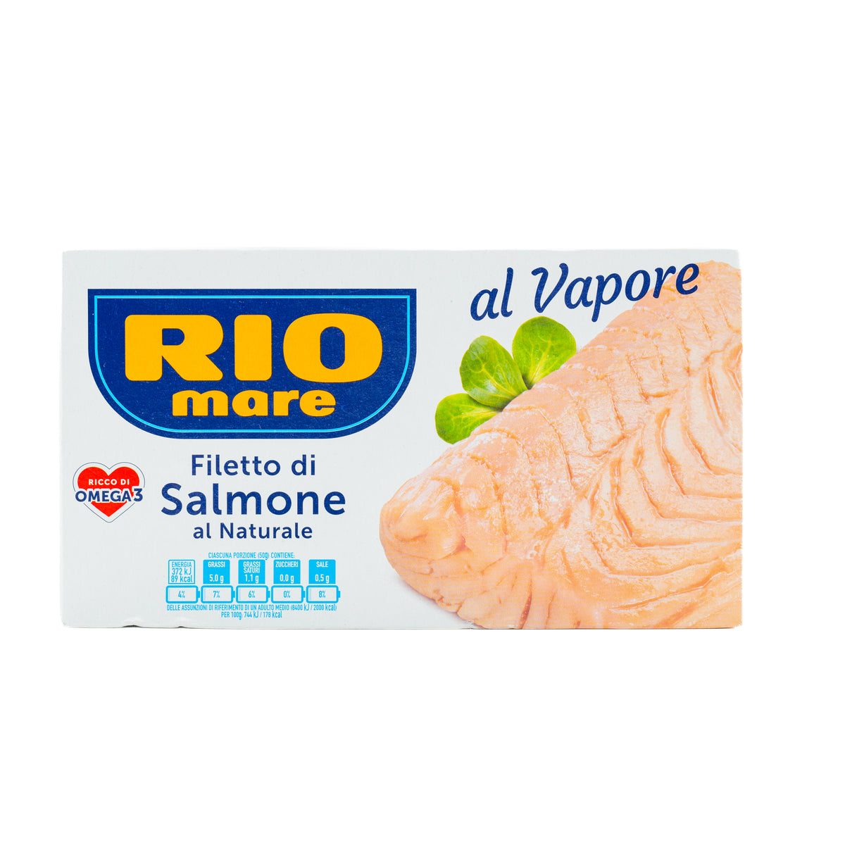 File de somon în suc propriu Rio Mare, 150 g