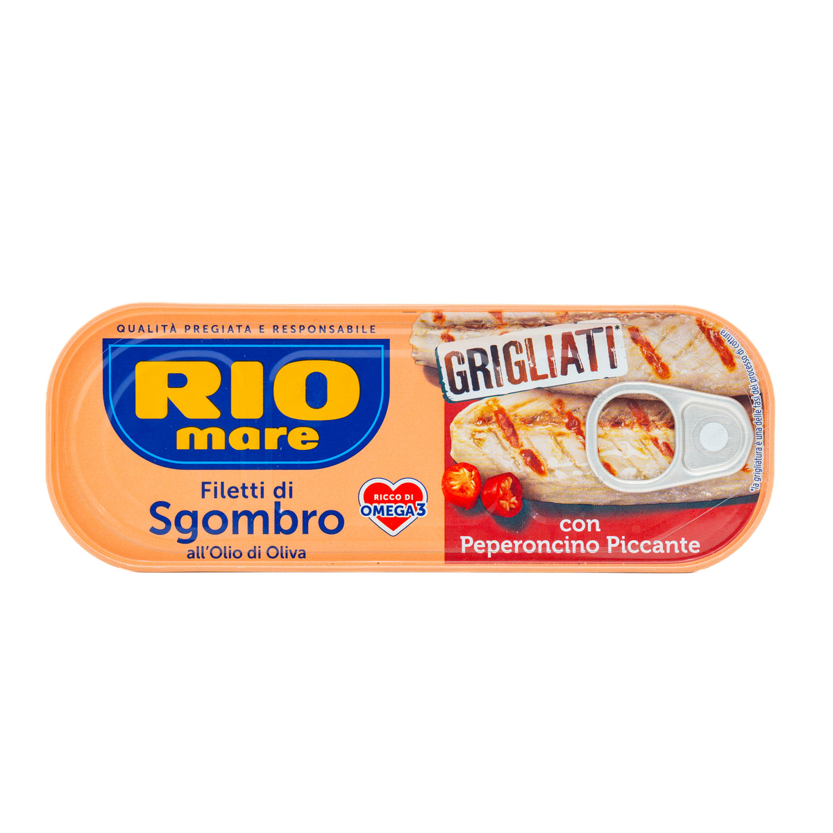 Fileuri de macrou la grătar cu ardei iute Rio Mare, 120 g