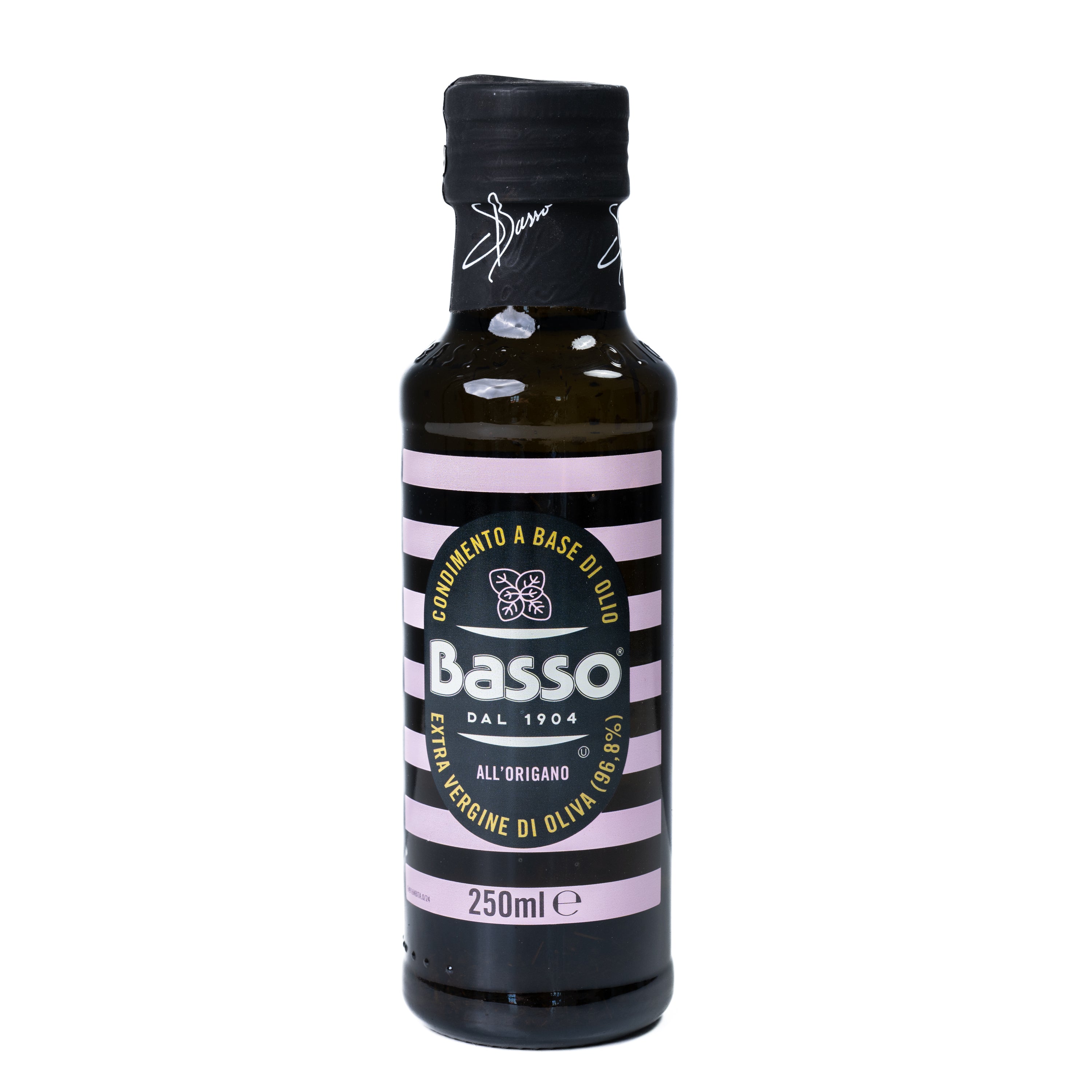 Ulei de măslines extravirgin cu oregano Basso, 250 ml