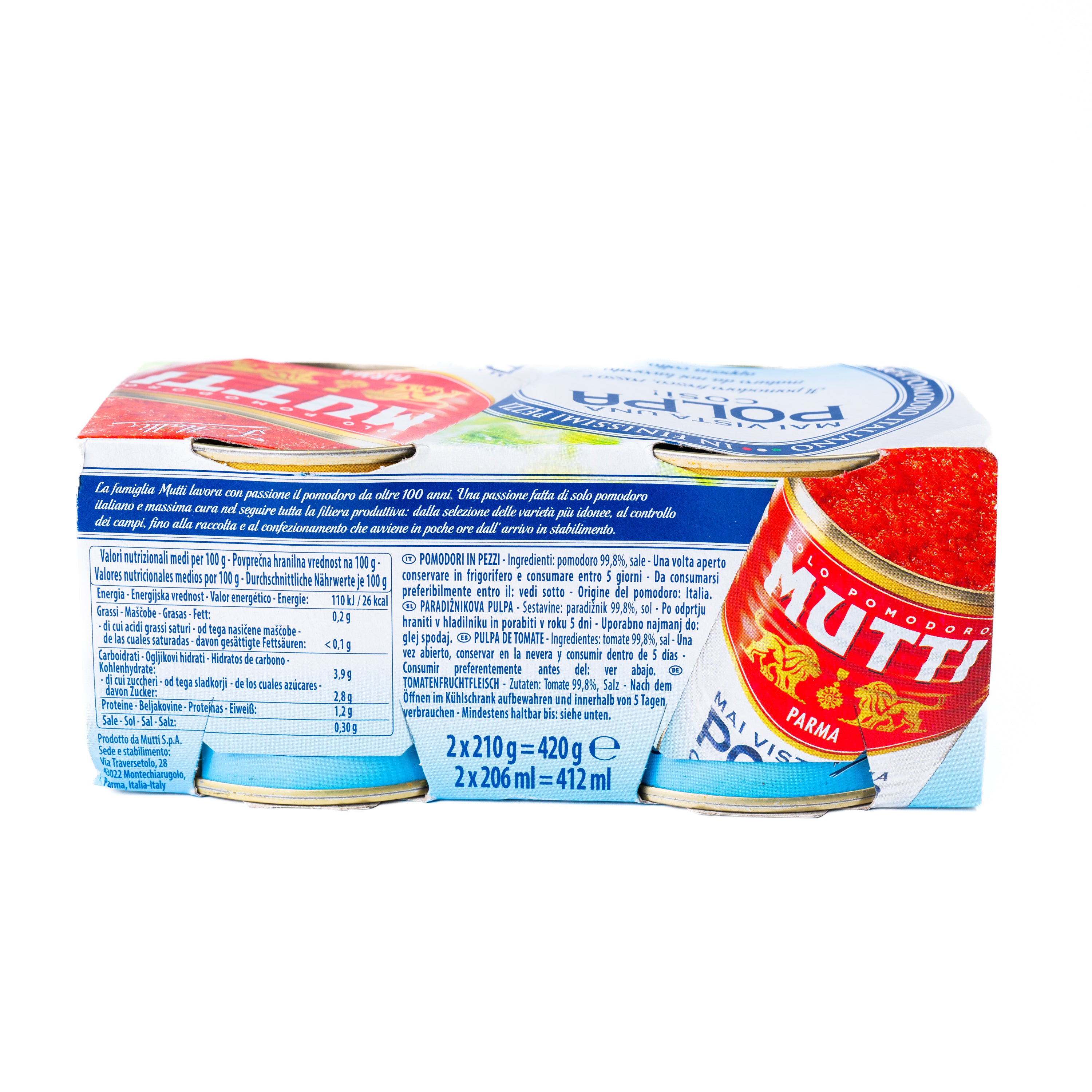 Pulpă de roșii Mutti, 420 g