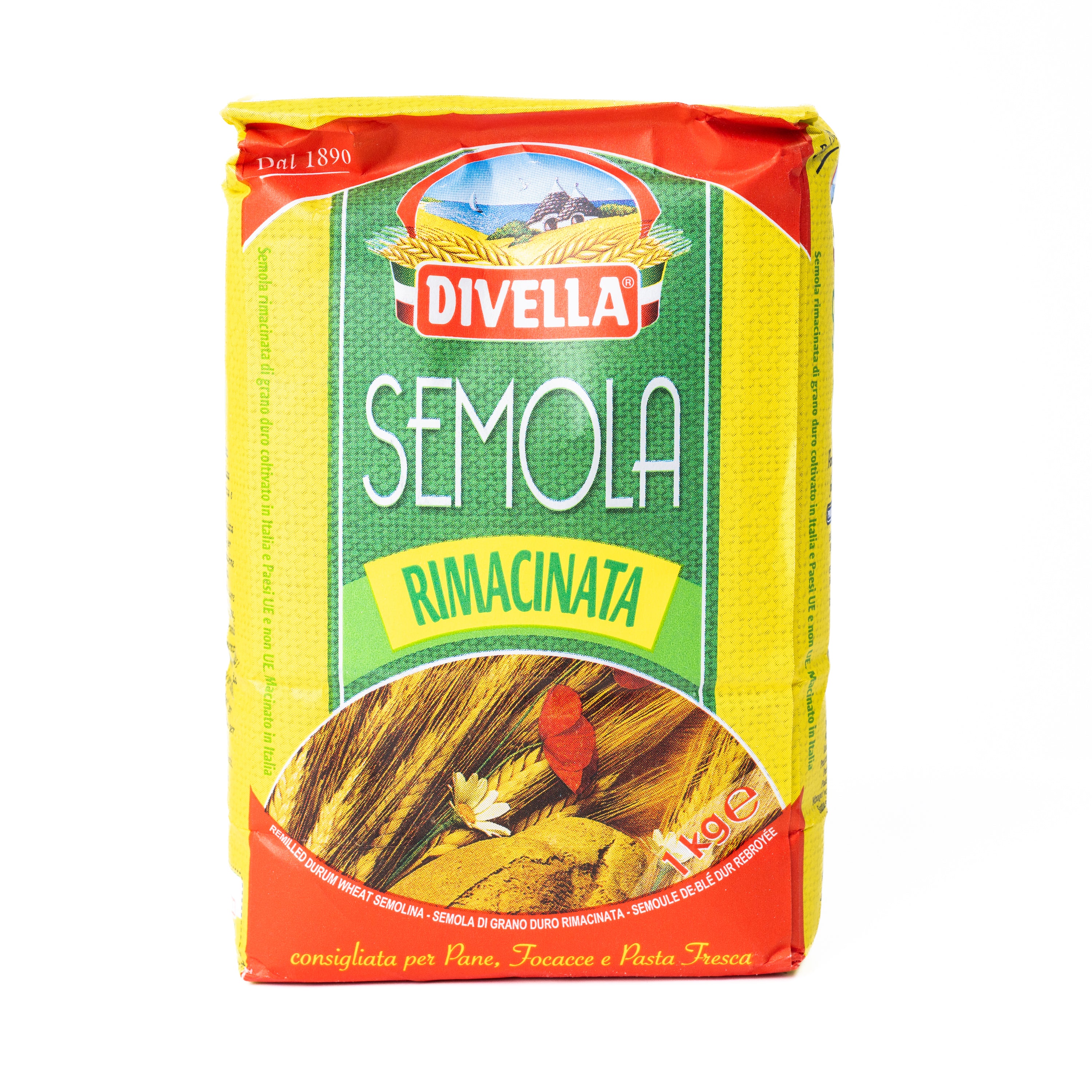 Griș de grâu dur remăcinat Divella, 1000 g