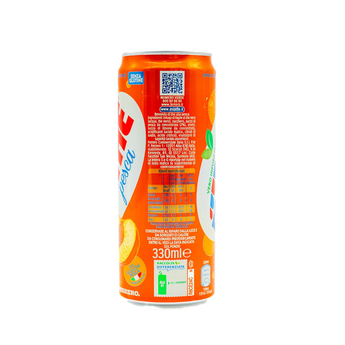 Ceai rece Estathé cu piersică, 330 ml