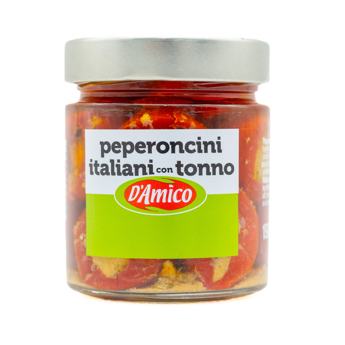 Ardei iuți umpluți cu ton D’Amico, 190 g
