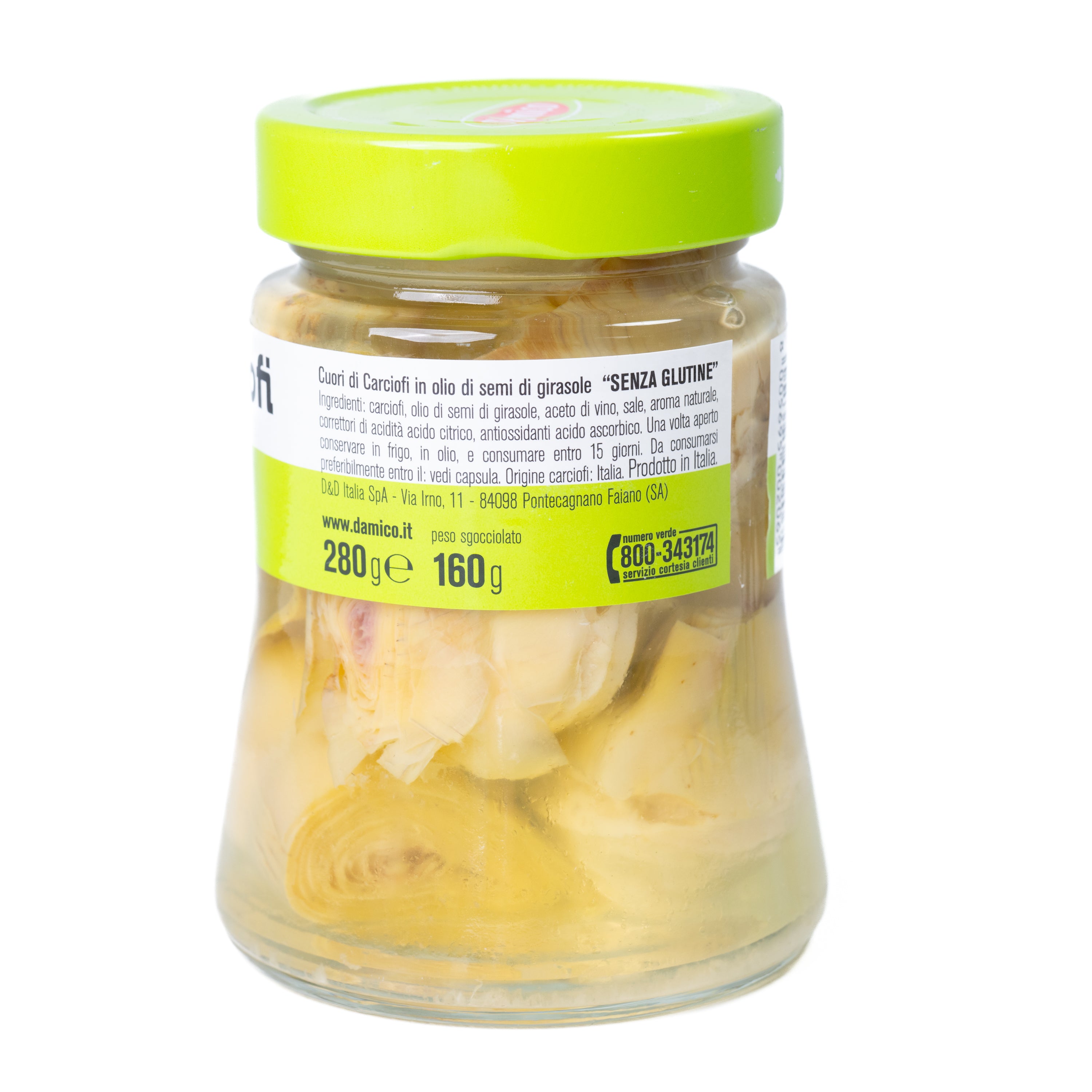 Inimi de anghinare D'Amico, 280 g