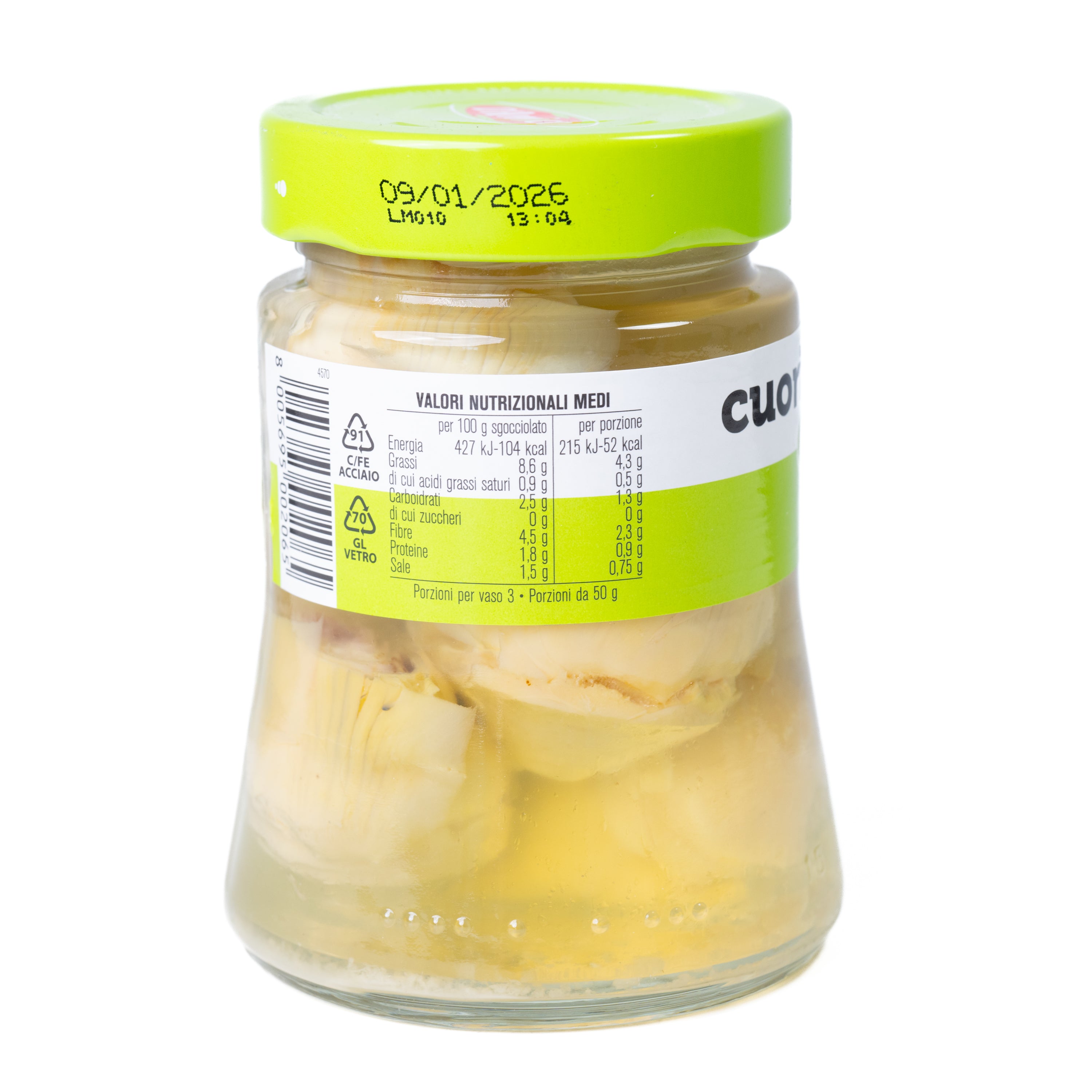 Inimi de anghinare D'Amico, 280 g