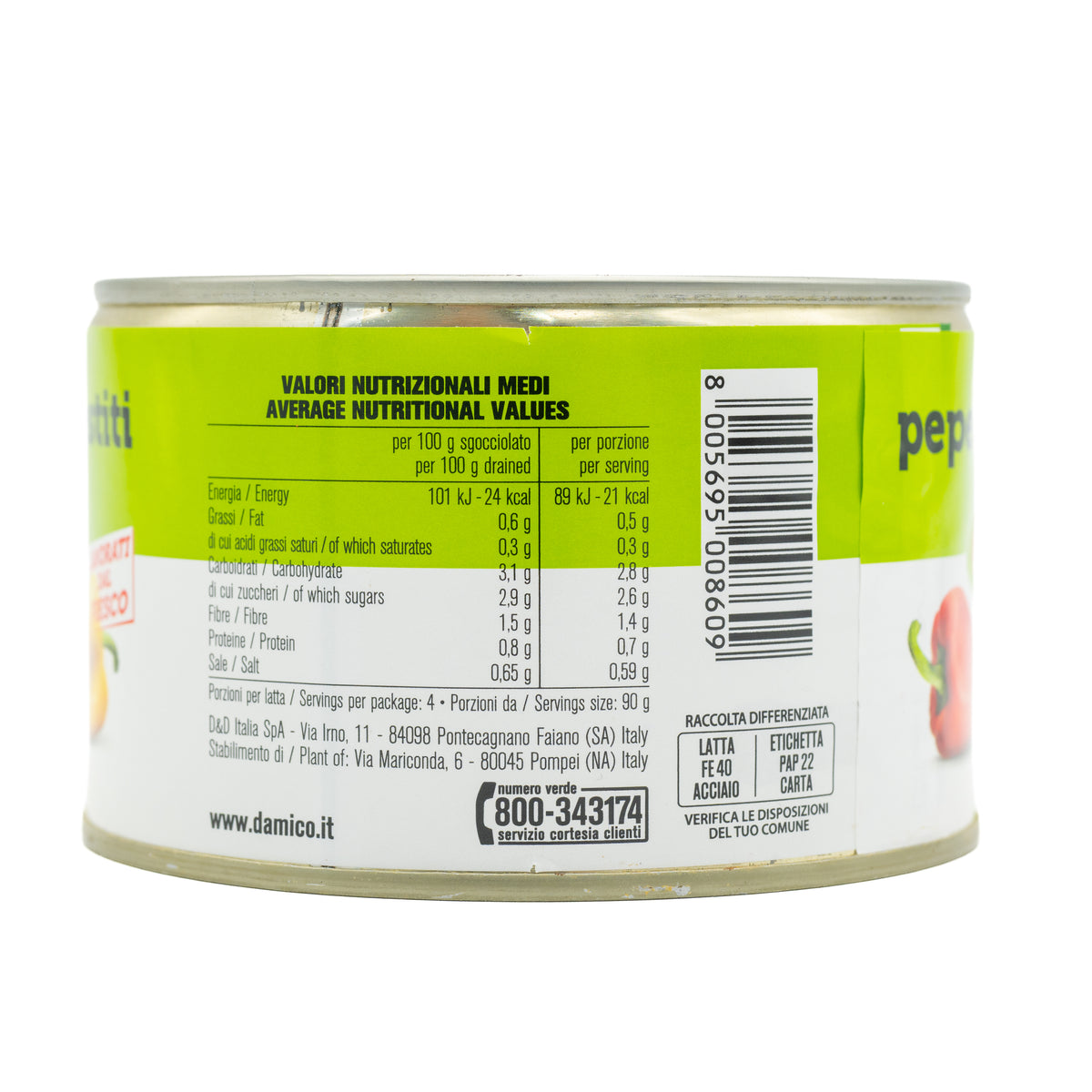 Ardei copți D’Amico, 400 g