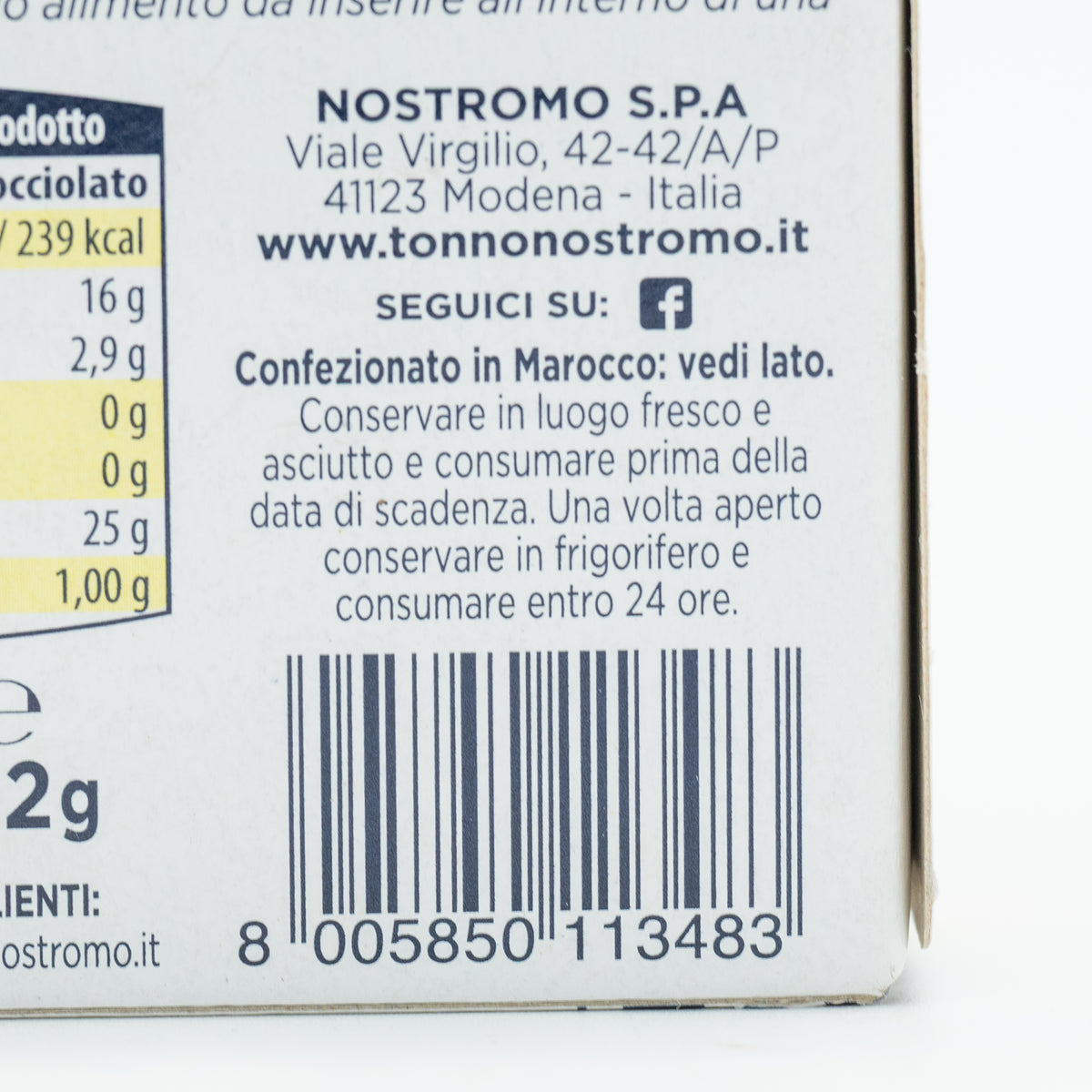 Fileuri de macrou Nostromo în ulei de măsline, 120 g