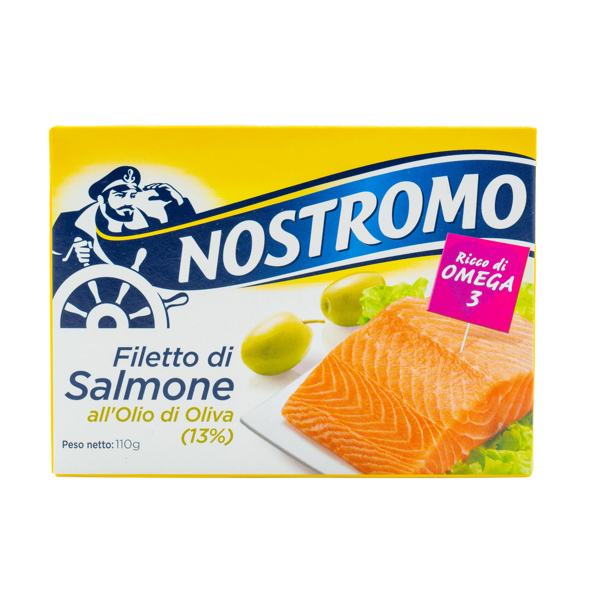 File de somon Nostromo în ulei de măsline, 110 g
