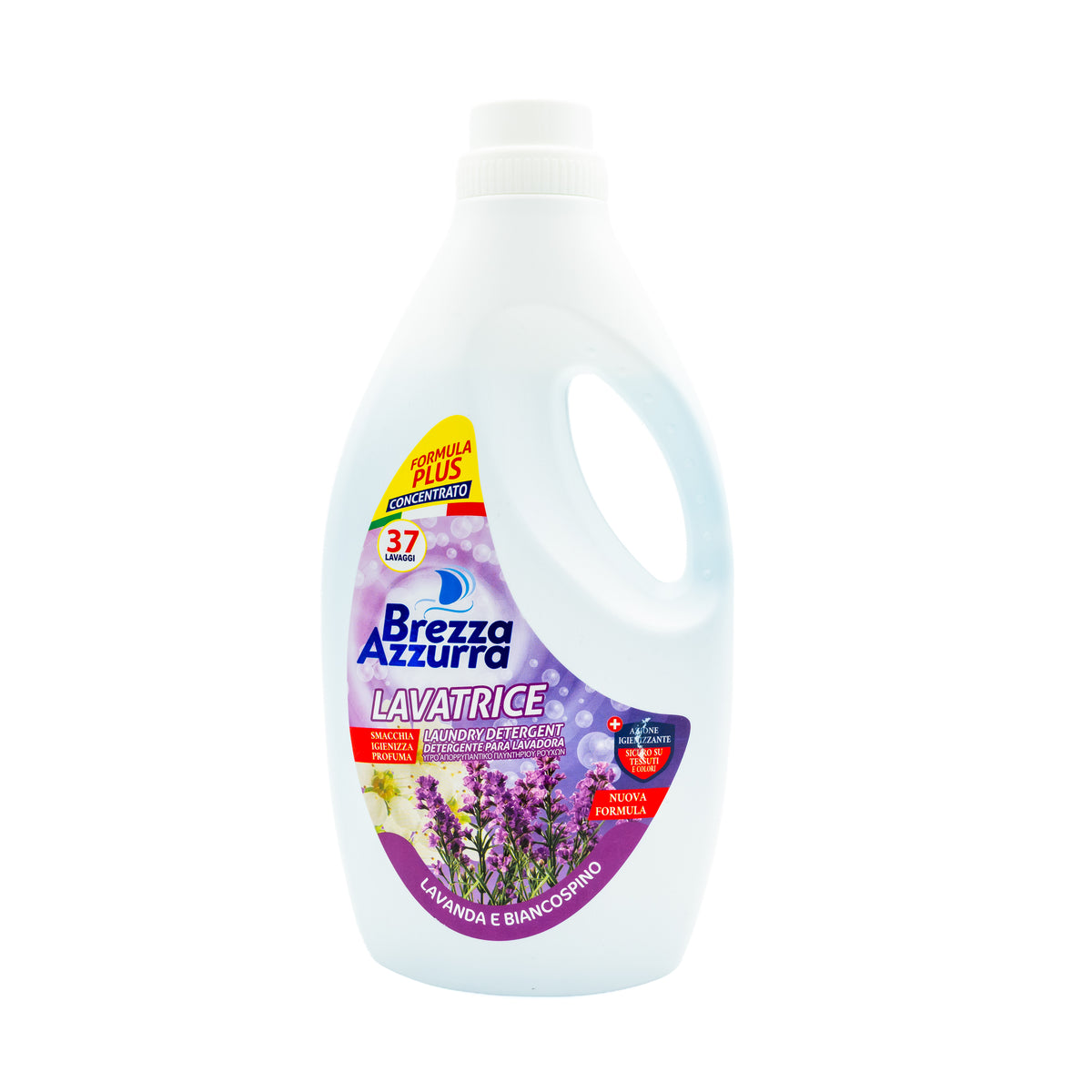 Detergent lichid Brezza Azzurra Lavandă și Mușețel, 1,85 l, 37 spălări