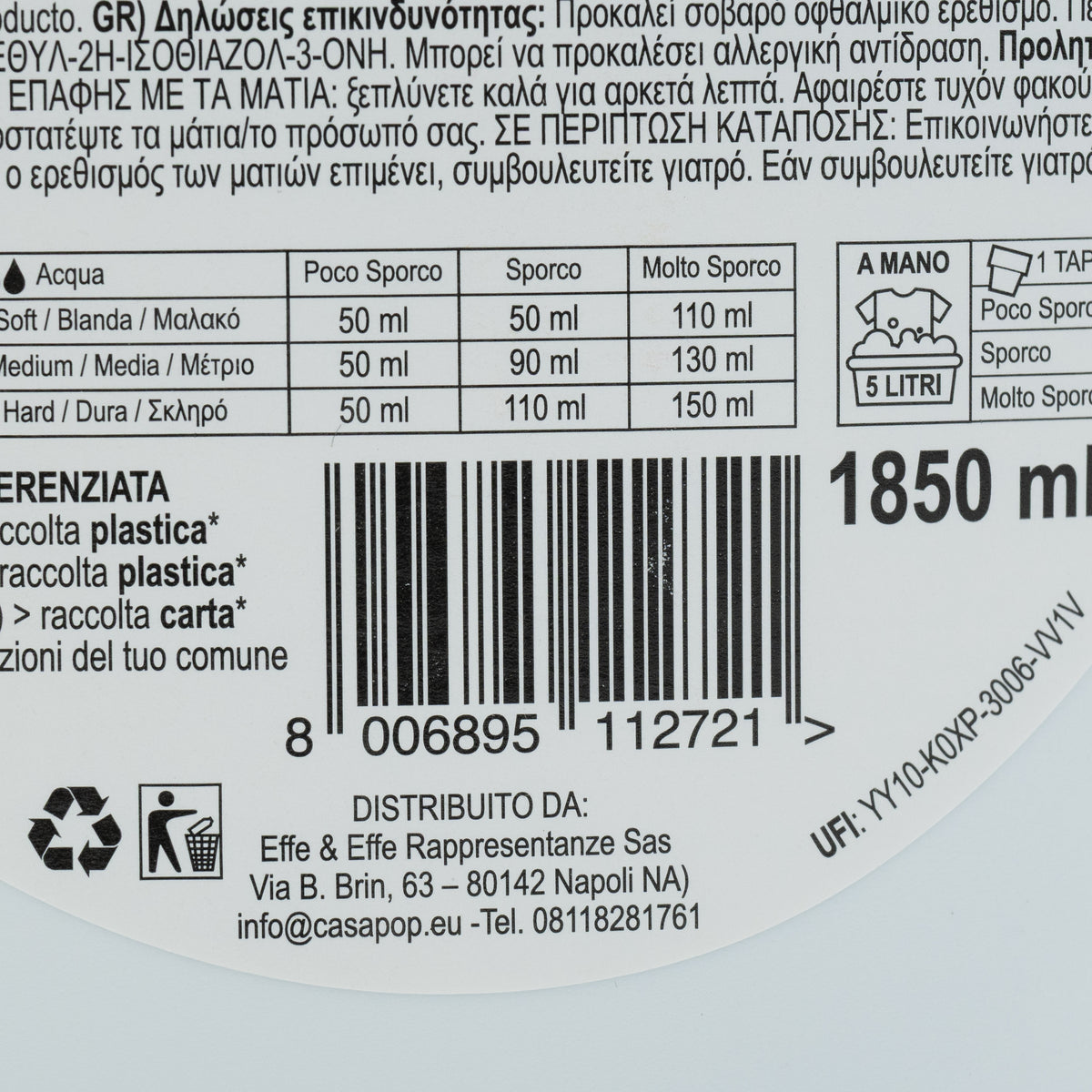Detergent lichid Brezza Azzurra Colormix, 1,85 l, 37 spălări