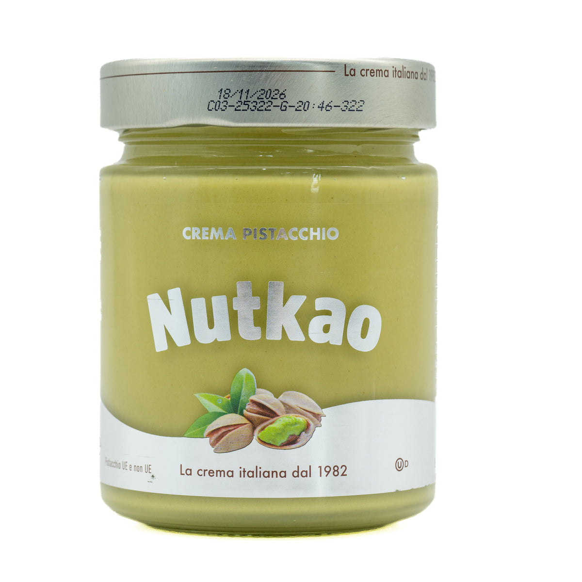 Cremă tartinabilă cu fistic Nutkao, 330 g