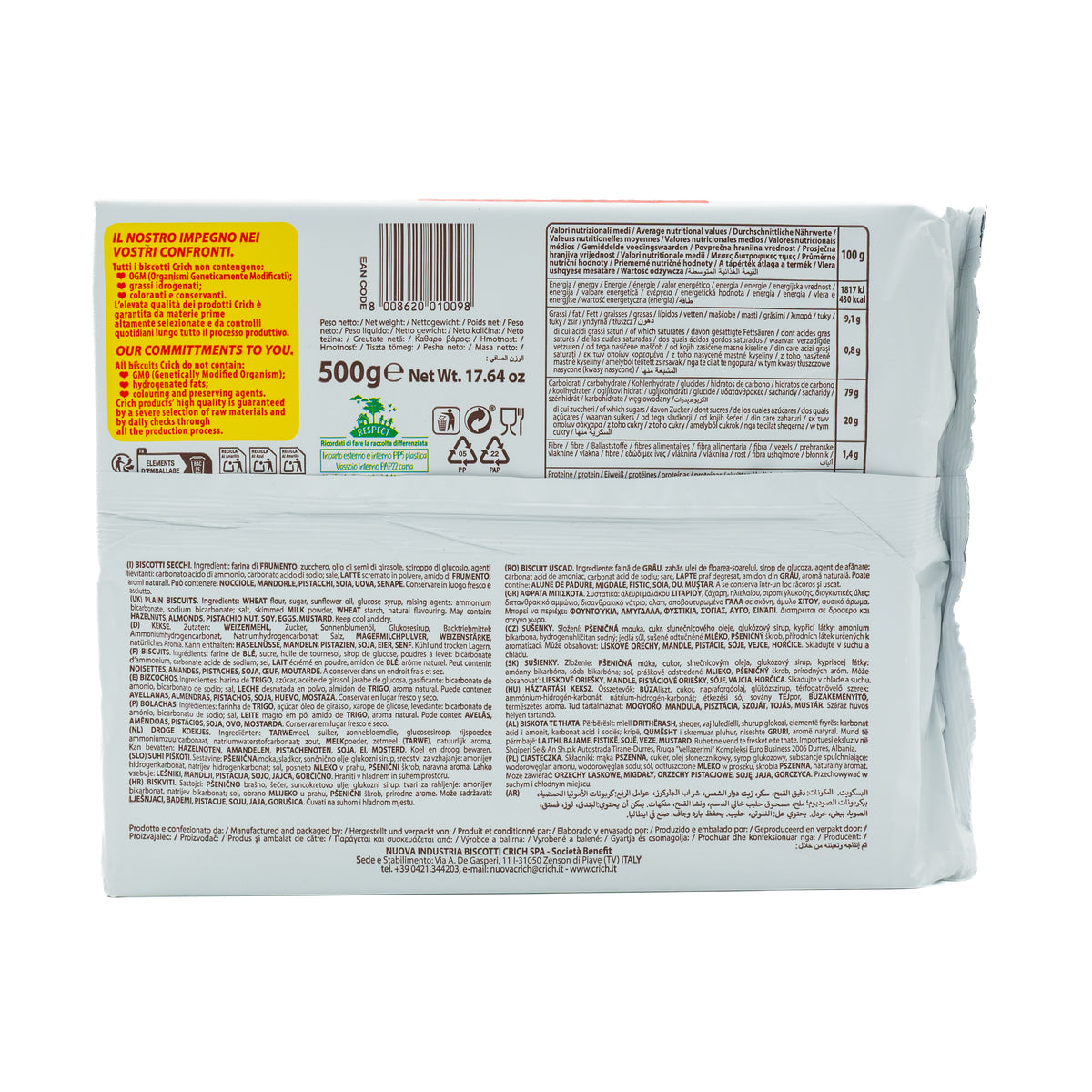 Biscuiți Crich Gran Petit, 500 g
