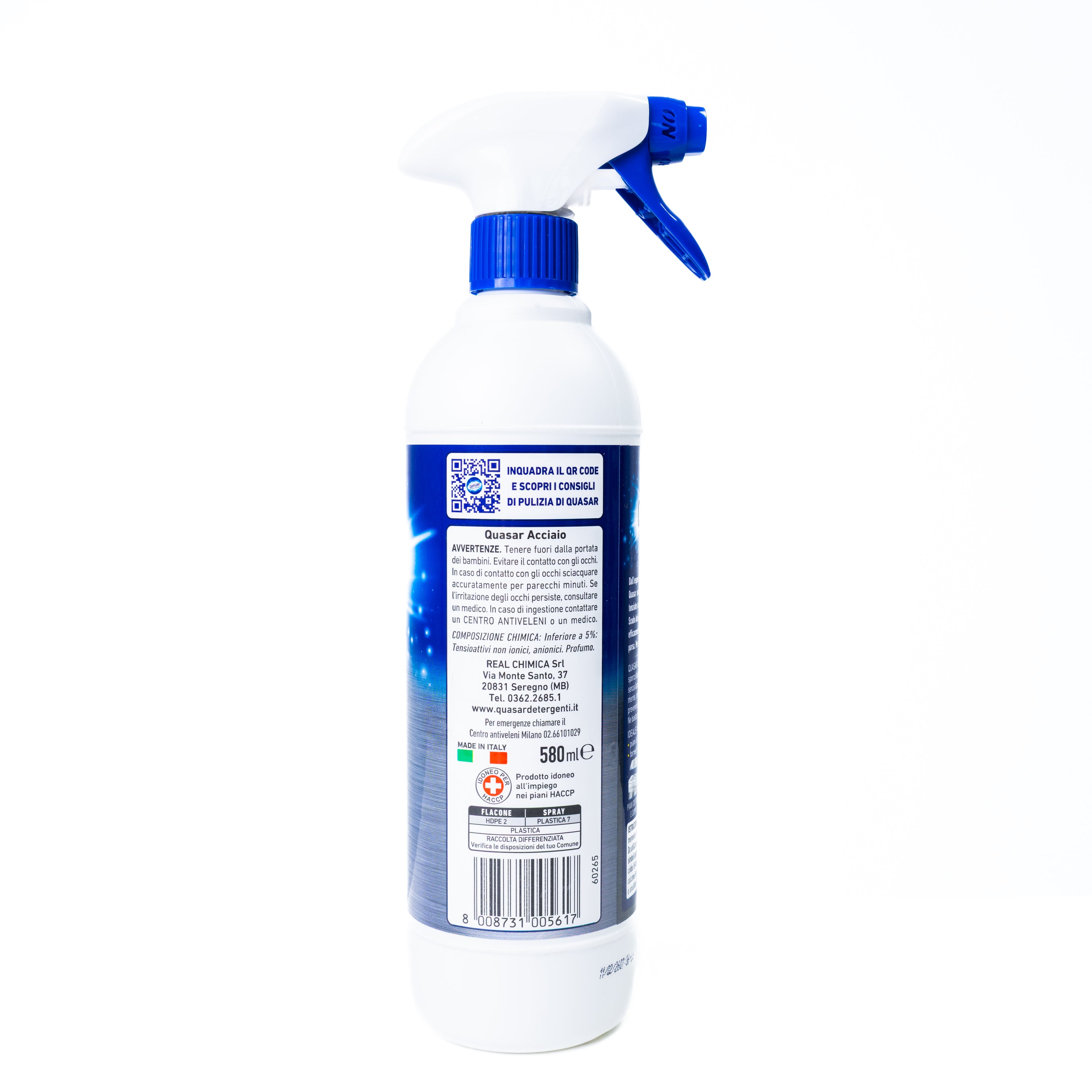 Soluție pentru inox spray Quasar, 580 ml