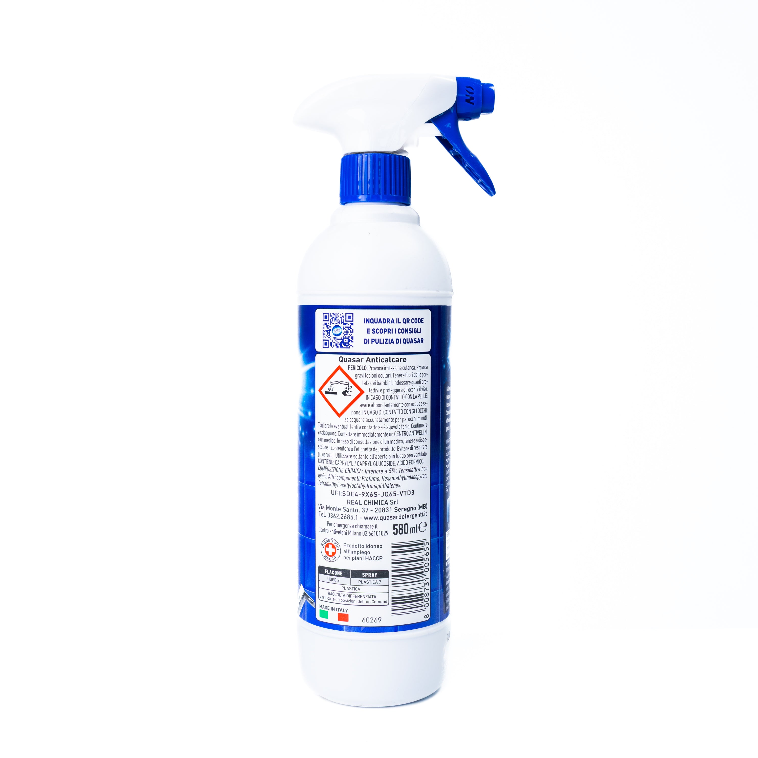 Soluție anticalcar spray Quasar, 580 ml