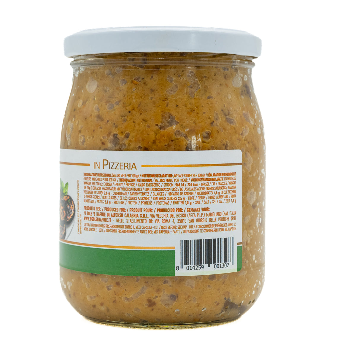 Cremă de vinete la grătar CremaChef ’O Sole ’e Napule, 530 g