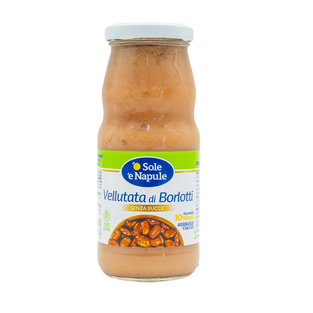 Cremă de fasole Borlotti ’O Sole ’e Napule, 350 g