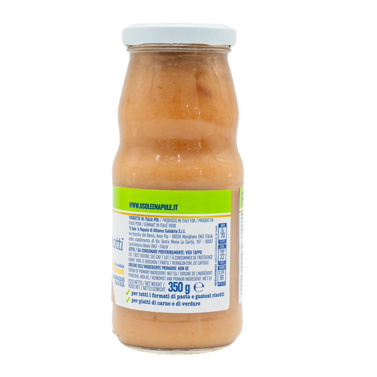 Cremă de fasole Borlotti ’O Sole ’e Napule, 350 g