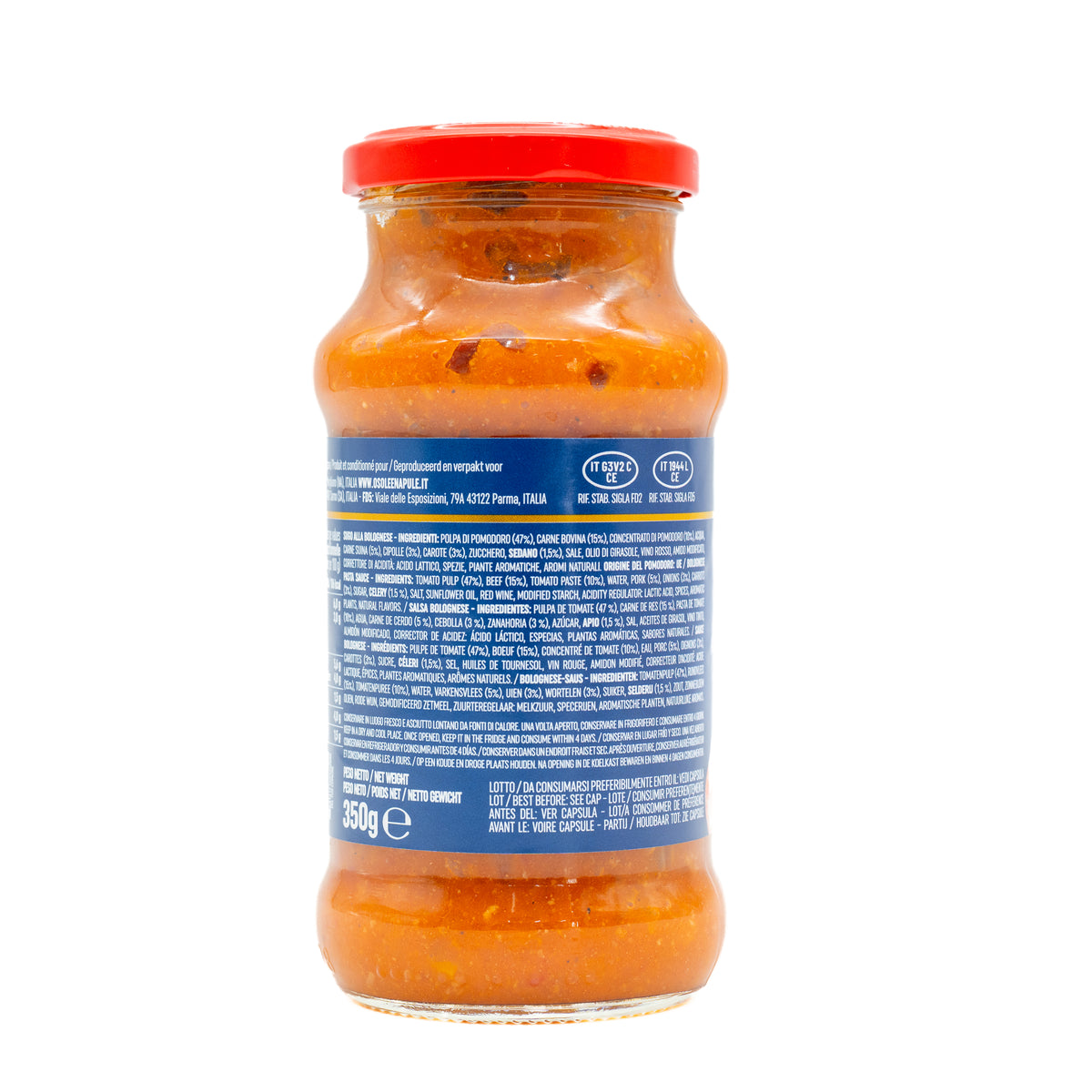 Sos ragù Bolognese ’O Sole ’e Napule, 350 g