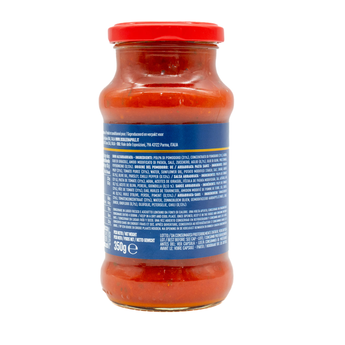 Sos de roșii Arrabbiata ’O Sole ’e Napule, 350 g