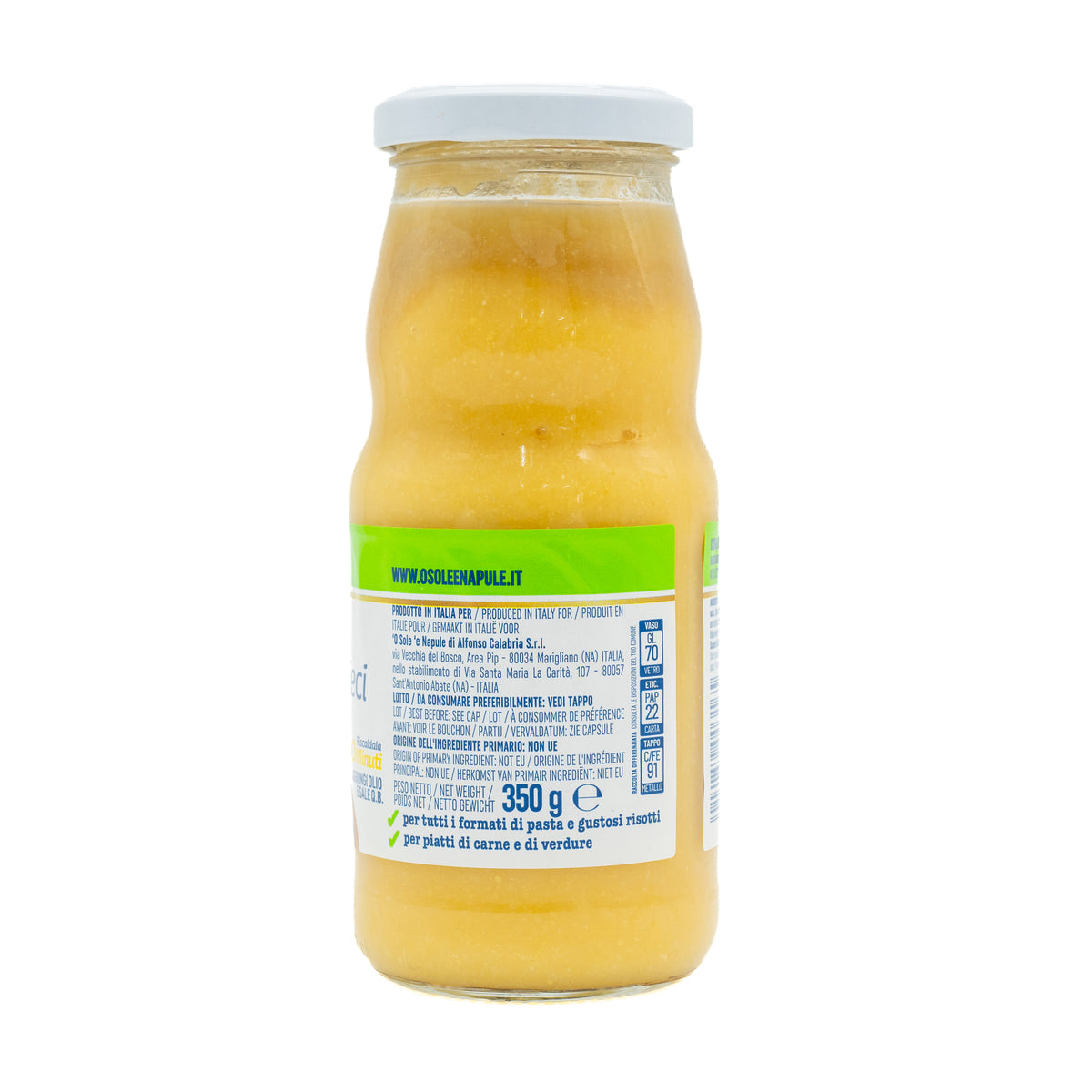 Cremă de năut ’O Sole ’e Napule, 350 g