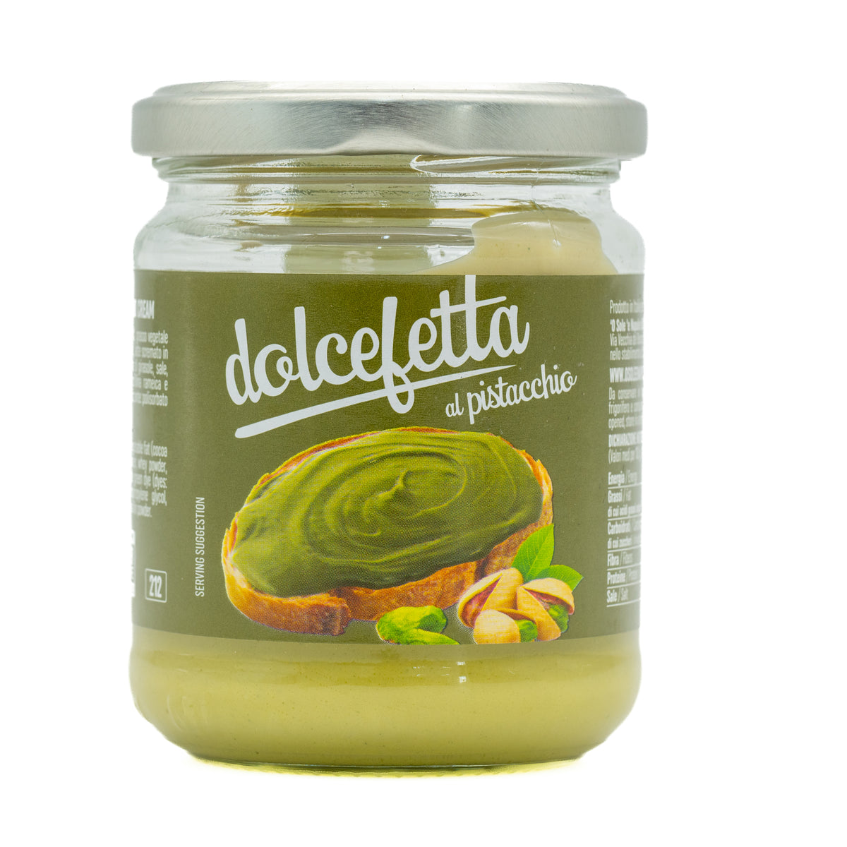 Cremă tartinabilă cu fistic Dolcefetta, 180 g