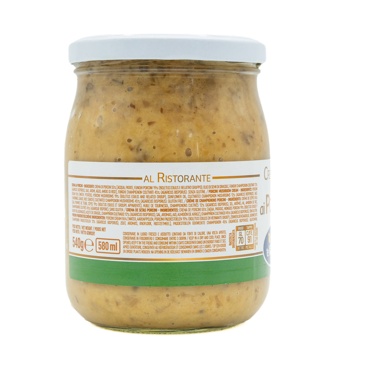 Cremă de ciuperci cu hribi CremaChef ’O Sole ’e Napule, 540 g