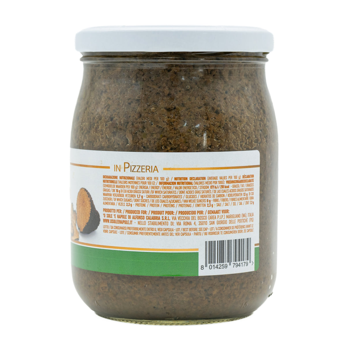 Cremă de ciuperci cu trufe CremaChef ’O Sole ’e Napule, 540 g